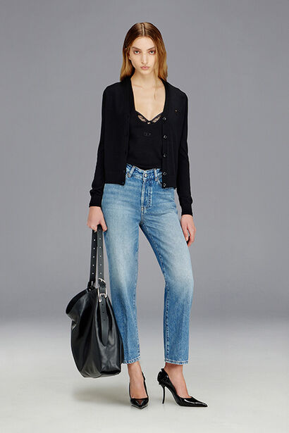 model wearing the new 1981 D-Went denim