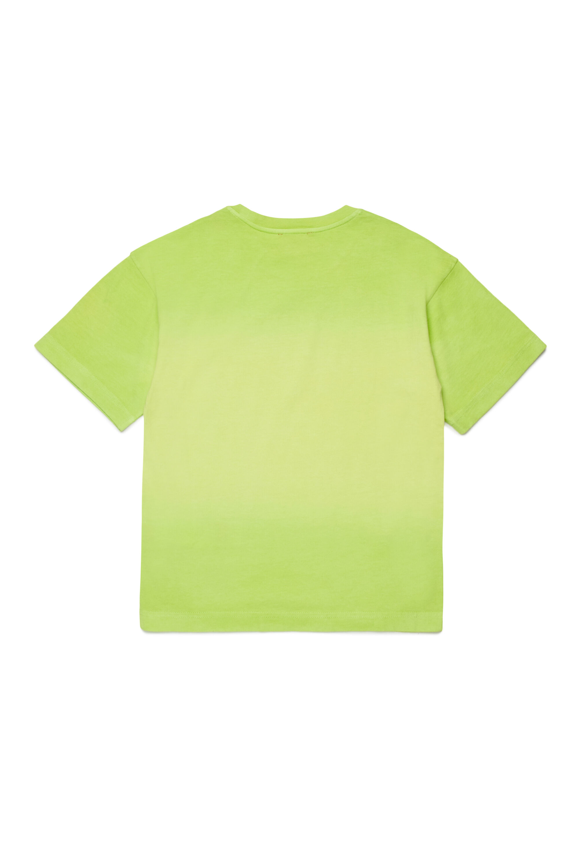 Diesel - TSHADE OVER, Man's Cotton T-shirt with ombre wash in Green - 2