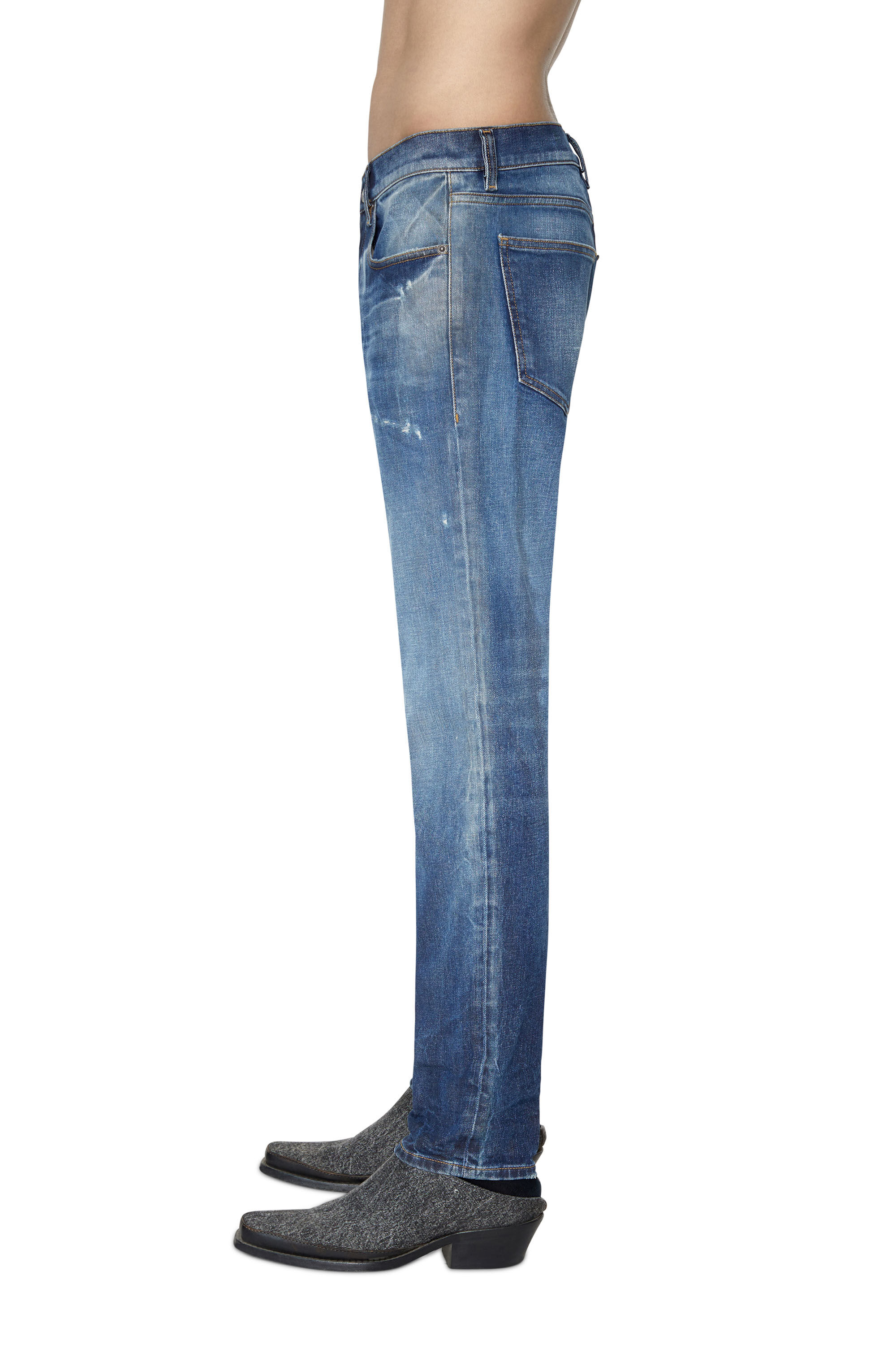 Diesel - 2019 D-STRUKT 09E14 Slim Jeans, Medium blue - Image 5