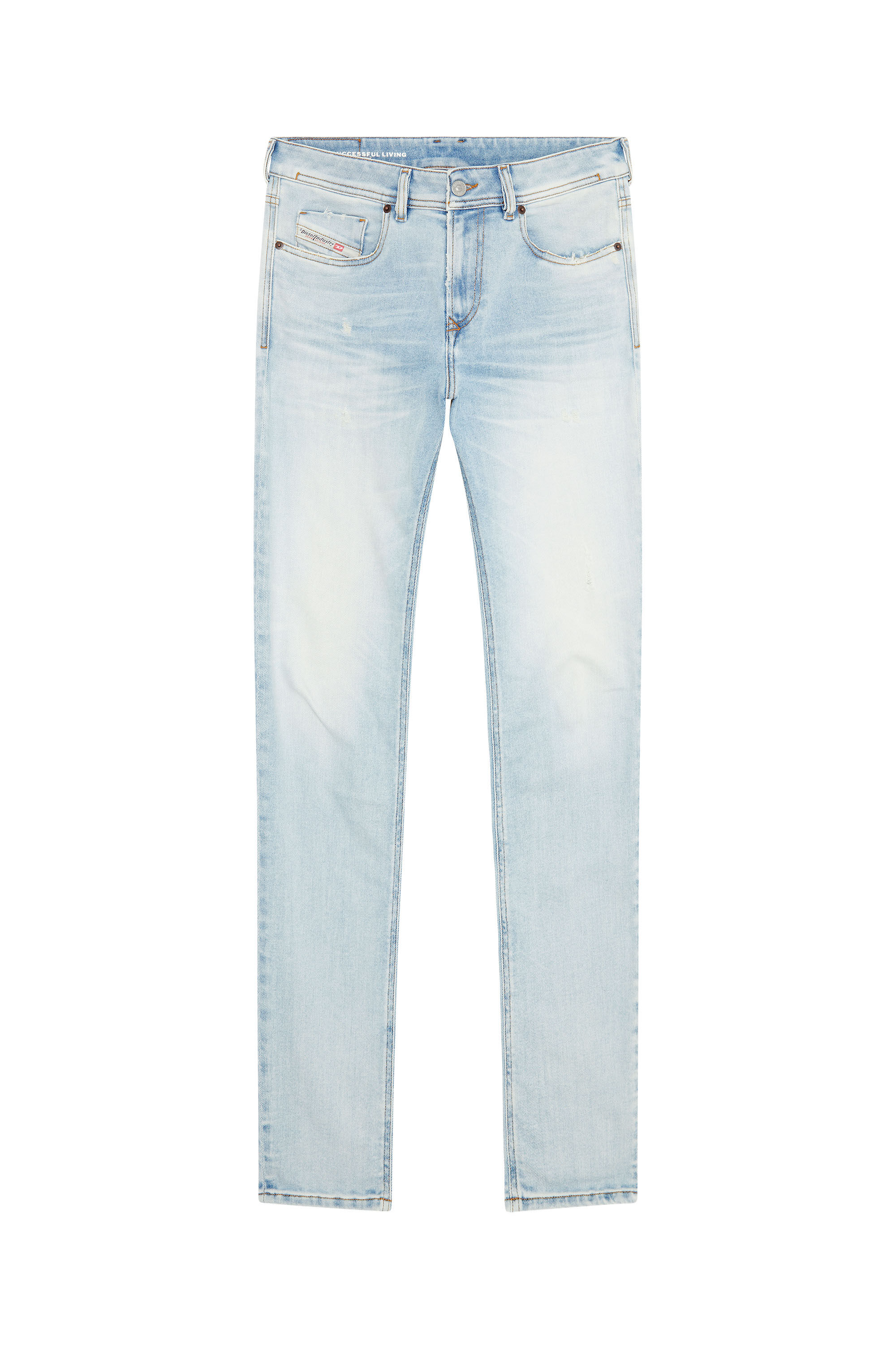 Diesel - 1979 Sleenker 09F14 Skinny Jeans, Light Blue - Image 2