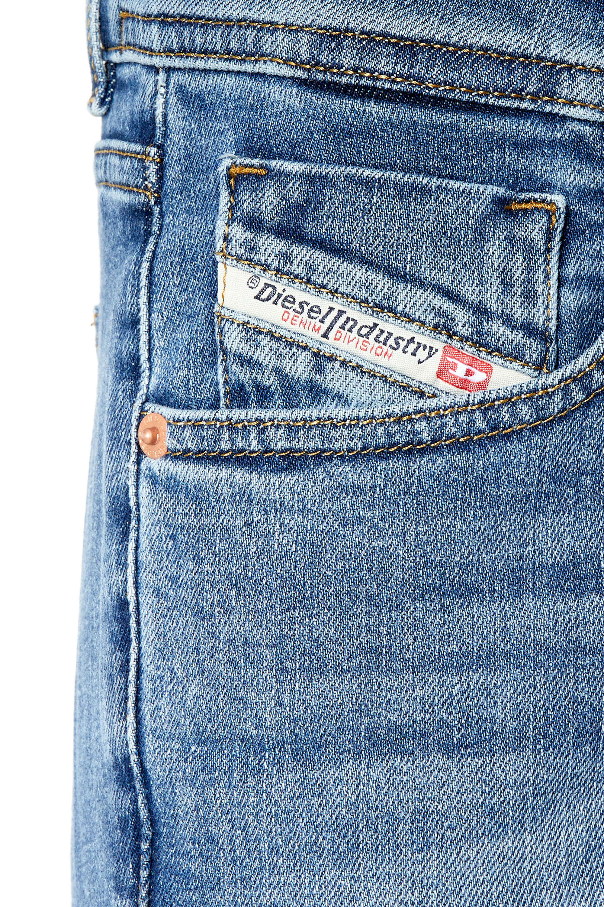 Diesel - 1969 D-Ebbey E86AM Bootcut and Flare Jeans, Medium blue - Image 5