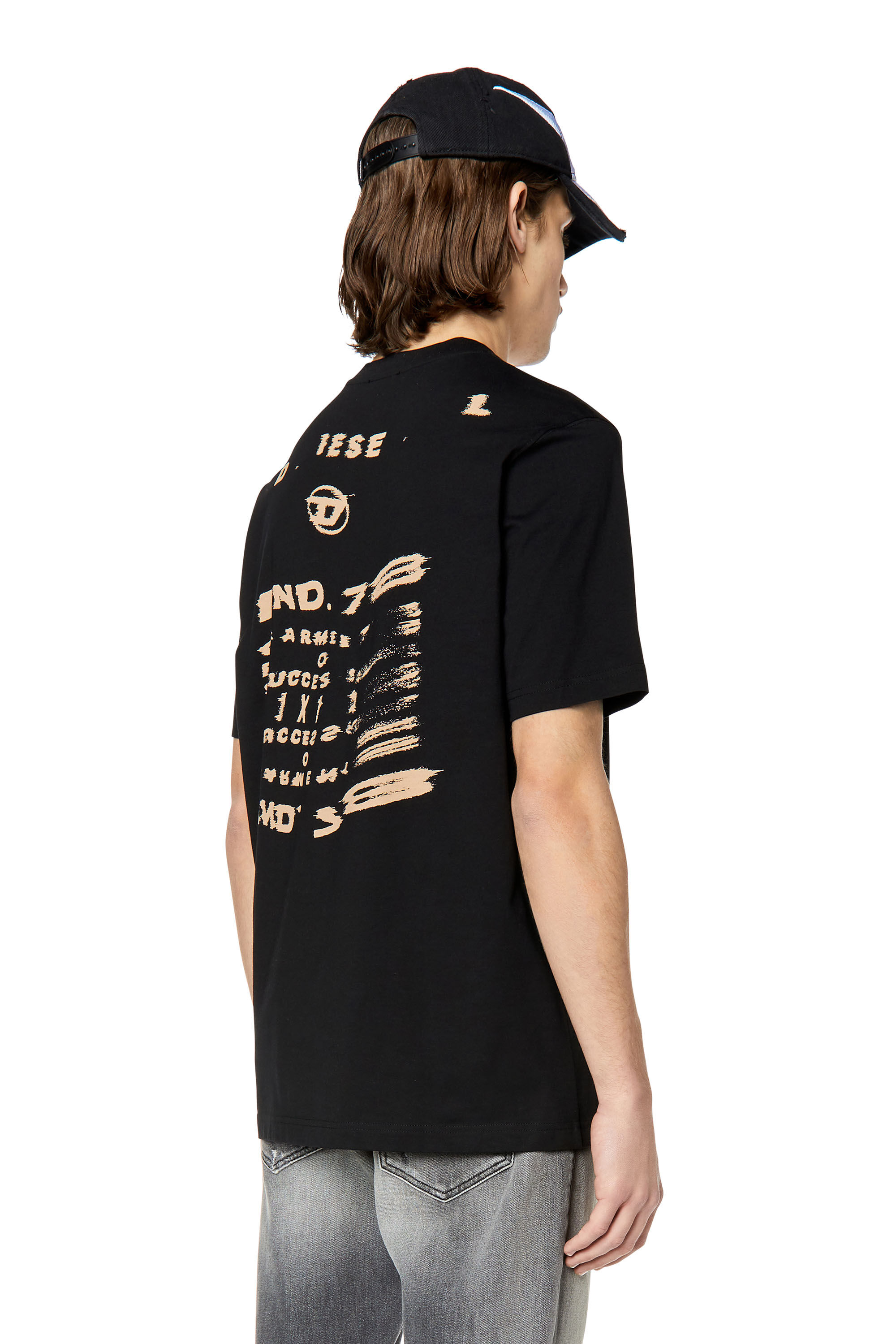 Diesel - T-JUST-G9, Black - Image 4
