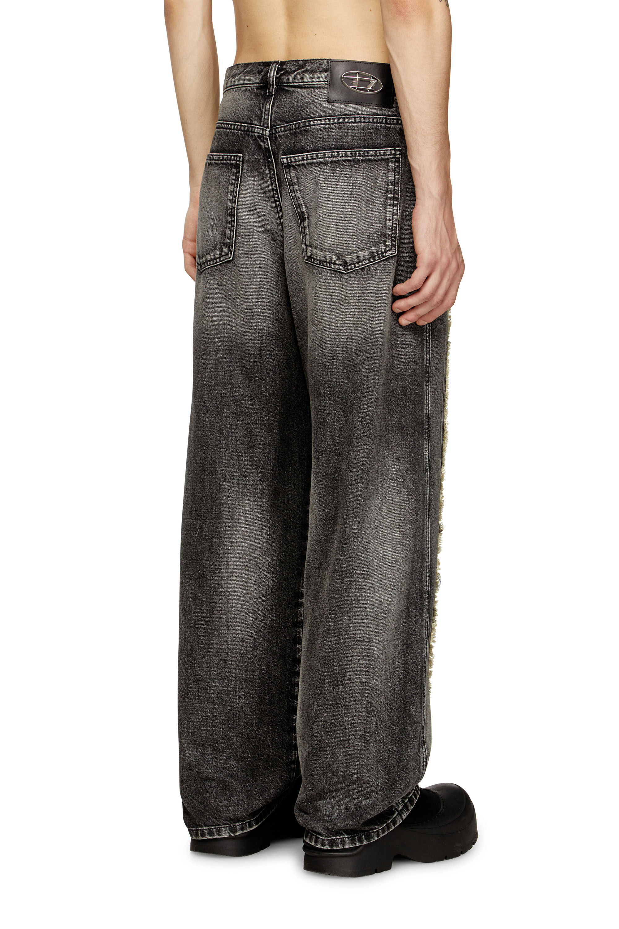 Women's Straight Jeans | Black/Dark grey | Diesel D-ThugClub