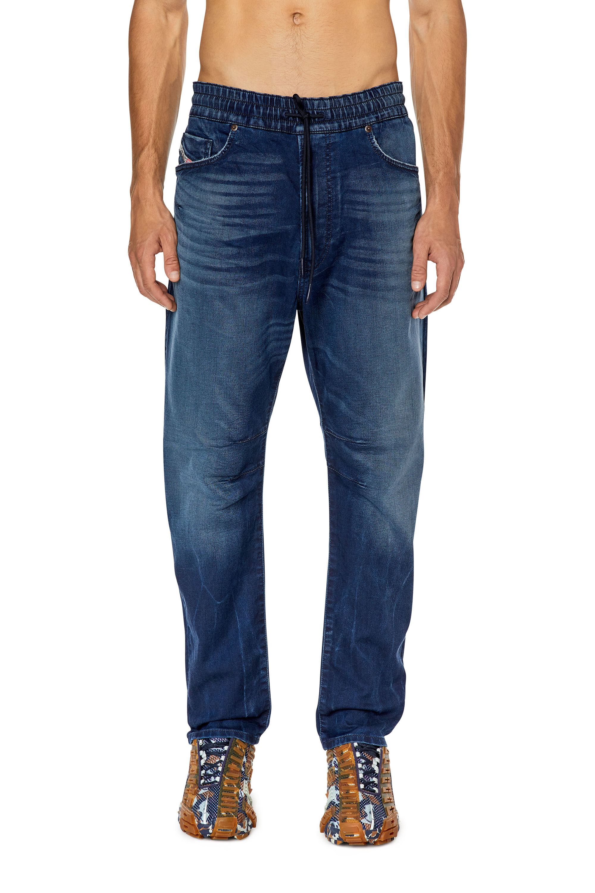 Diesel - D-Amage JoggJeans® 068DV Tapered, Dark Blue - Image 3