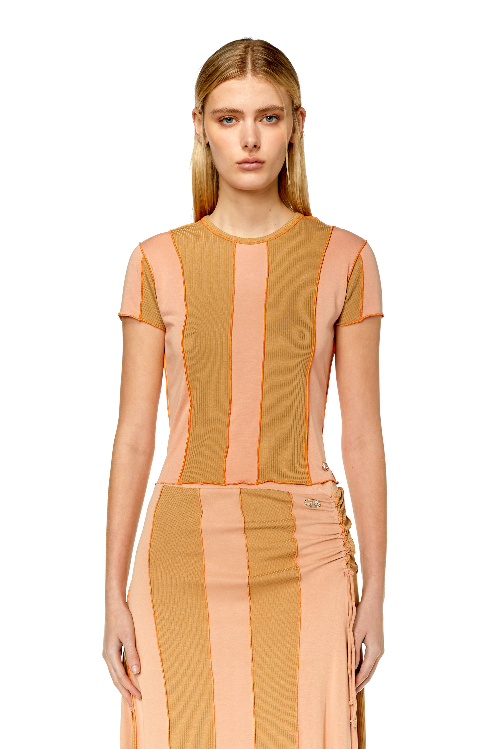 Diesel - T-LINUTY, Brown/Pink - Image 3