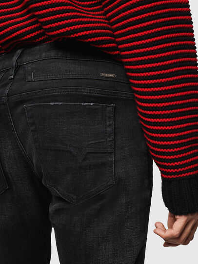 diesel d bazer tapered jeans grey