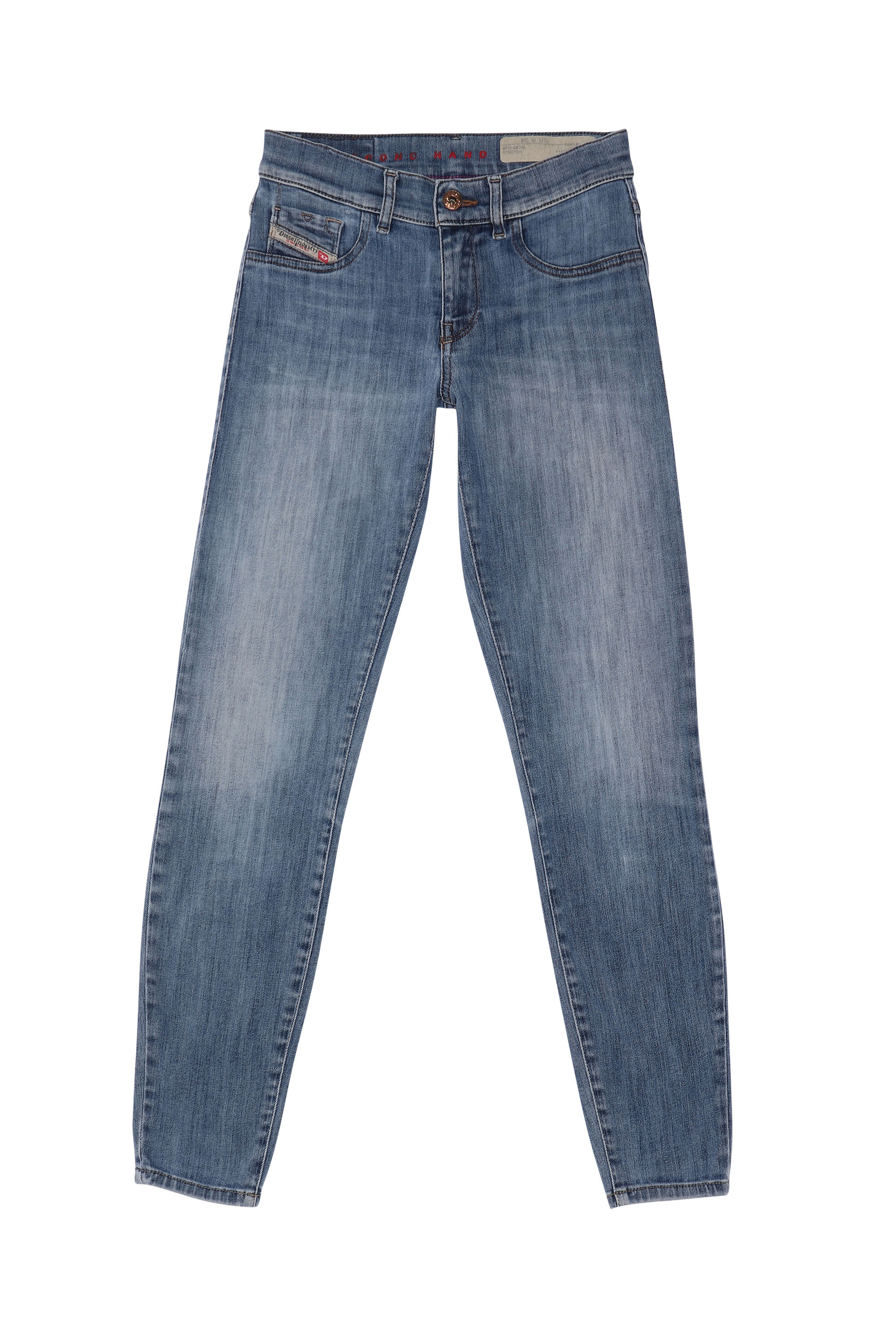 Diesel - LIVIER-ANKLE, Woman's Diesel Woman - Jeans Medium blue in Medium blue - 1