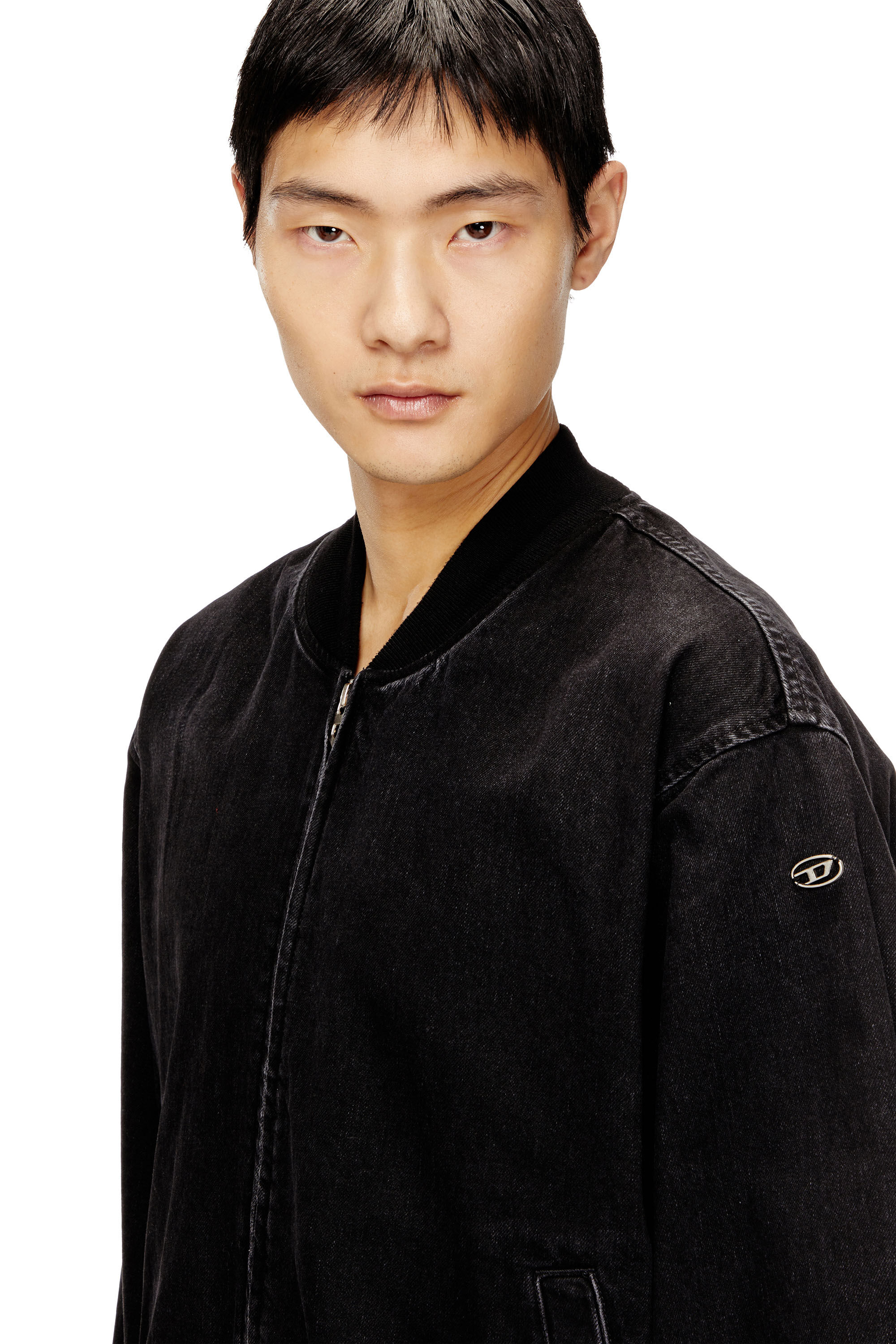 Diesel - D-GUZ, Unisex's Bomber jacket in denim in null - 5