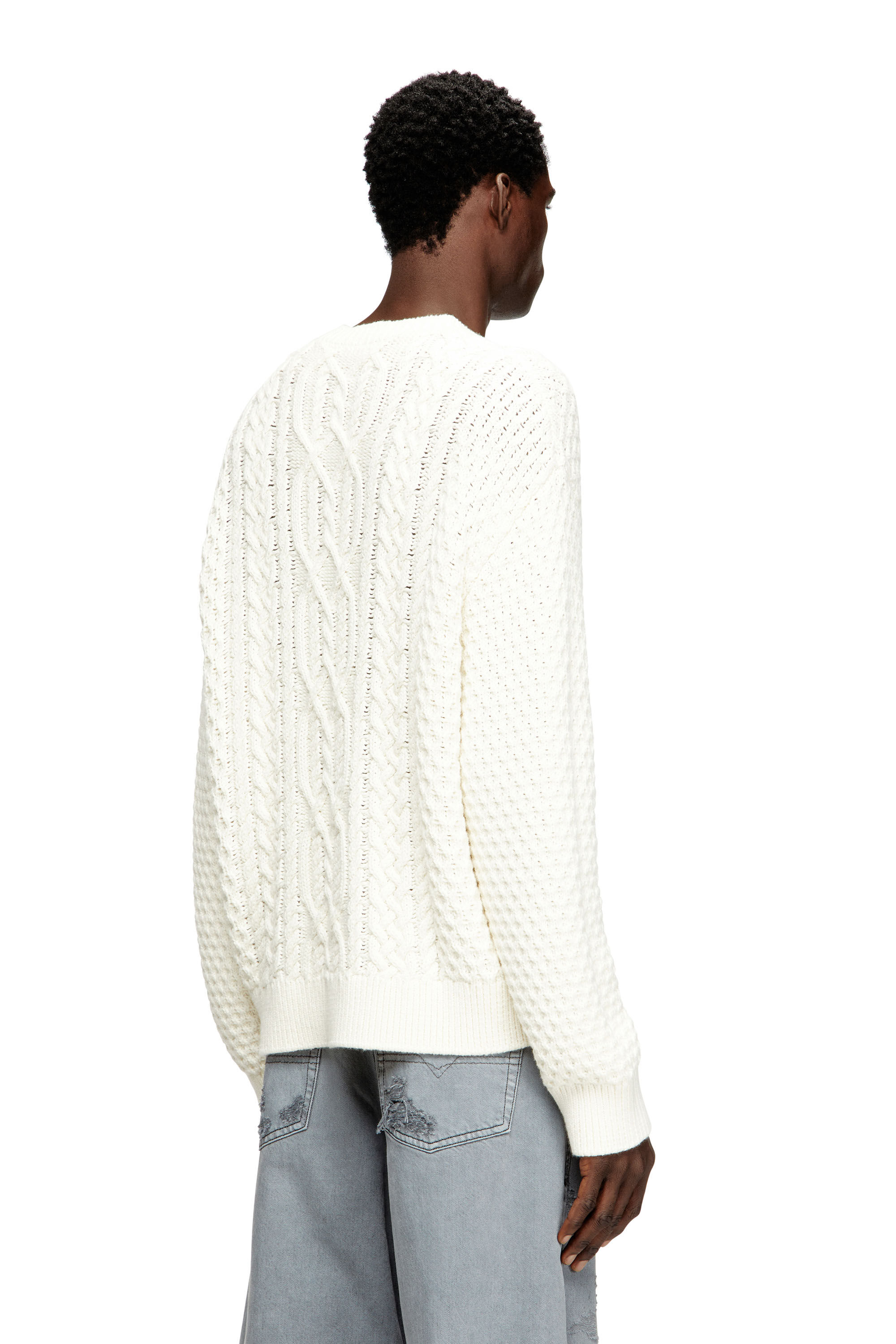 DIESEL(ディーゼル) M-PANTESSE CABLE KNIT トップス DIESEL - DIESEL(ディーゼル) M-PANTESSE CABLE KNIT トップスの通販