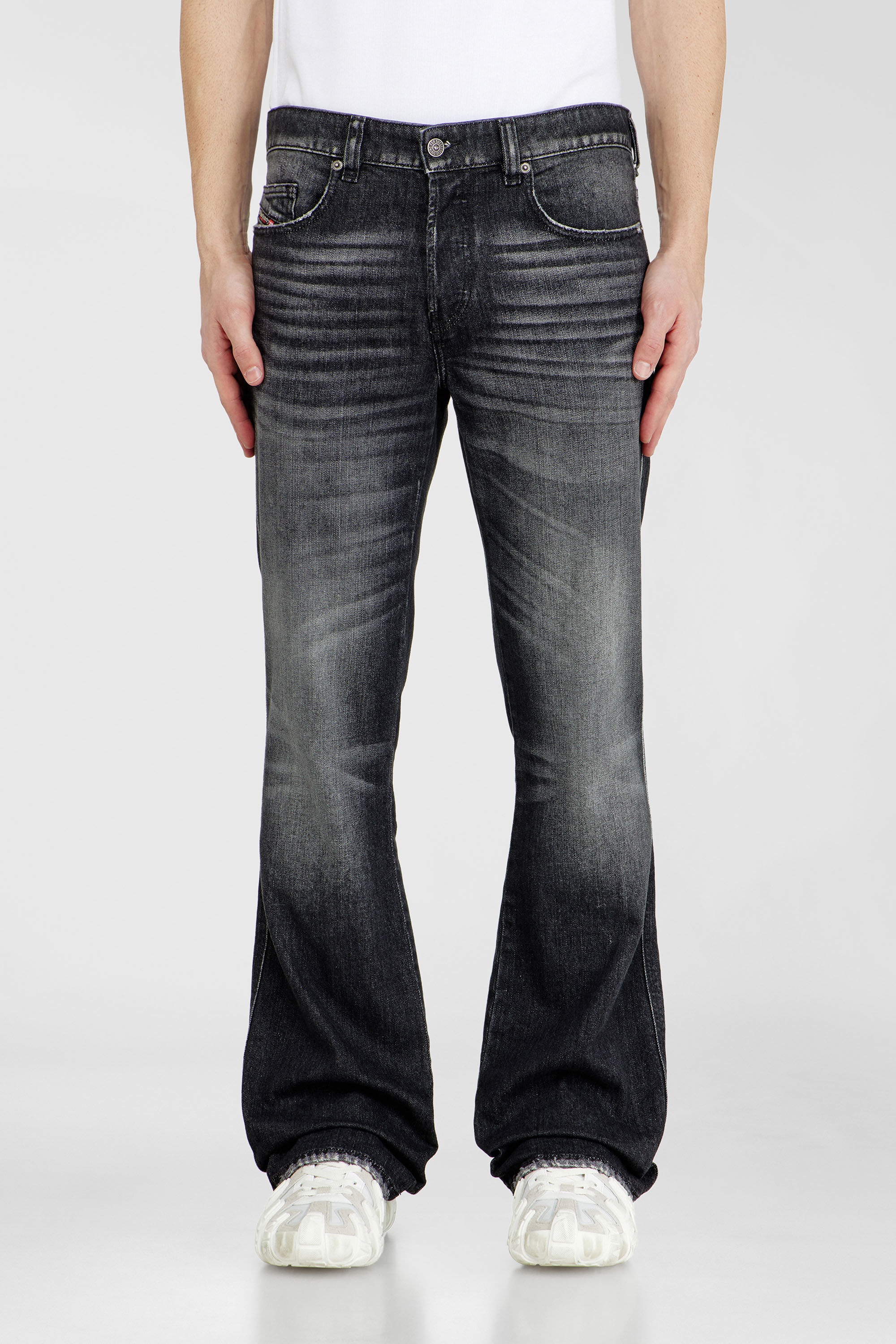 Men's Bootcut Jeans | Regular Waist 1998 D-BuckBlack/Dark grey