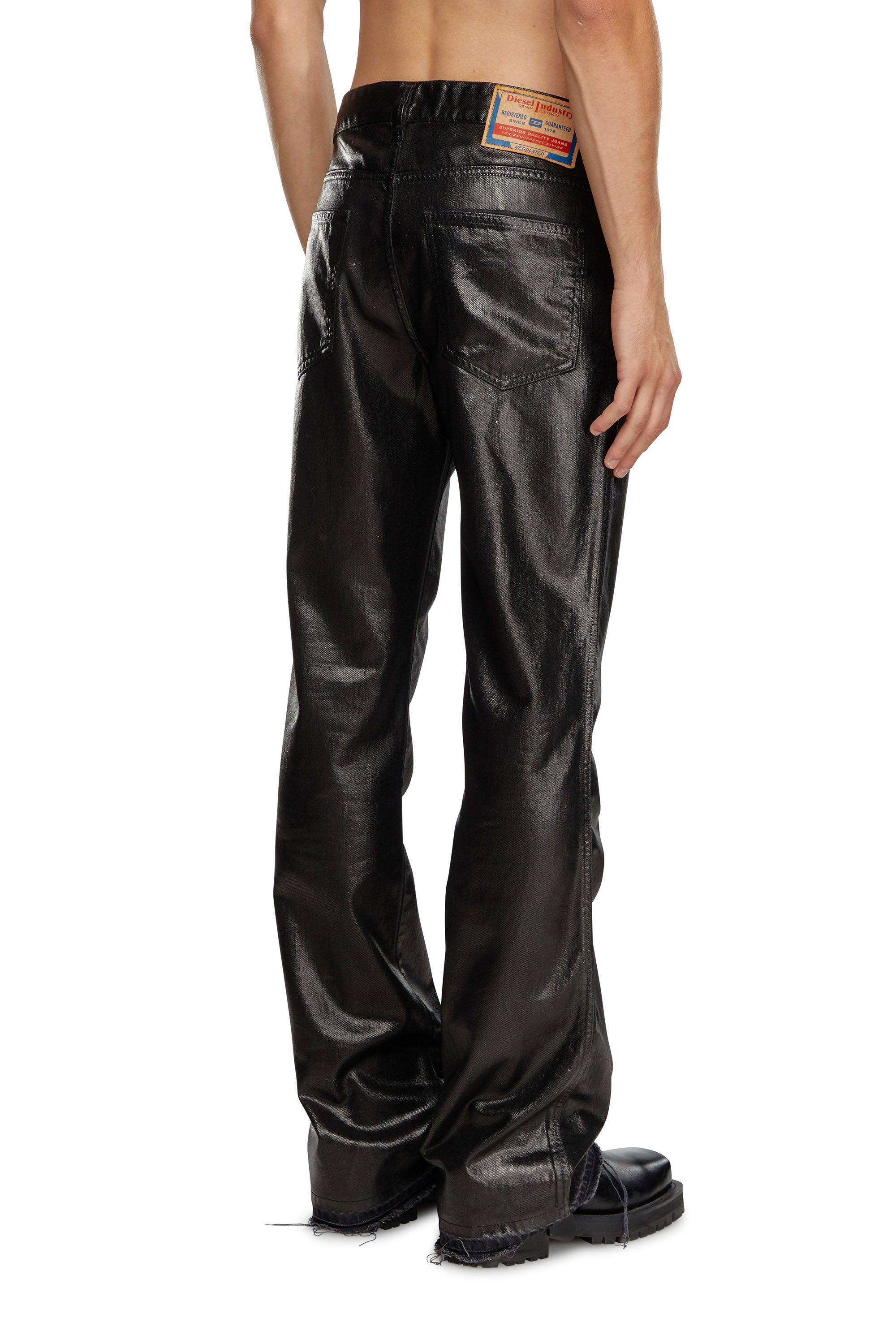 Men s Bootcut Jeans Black Dark grey Diesel 1998 D Buck