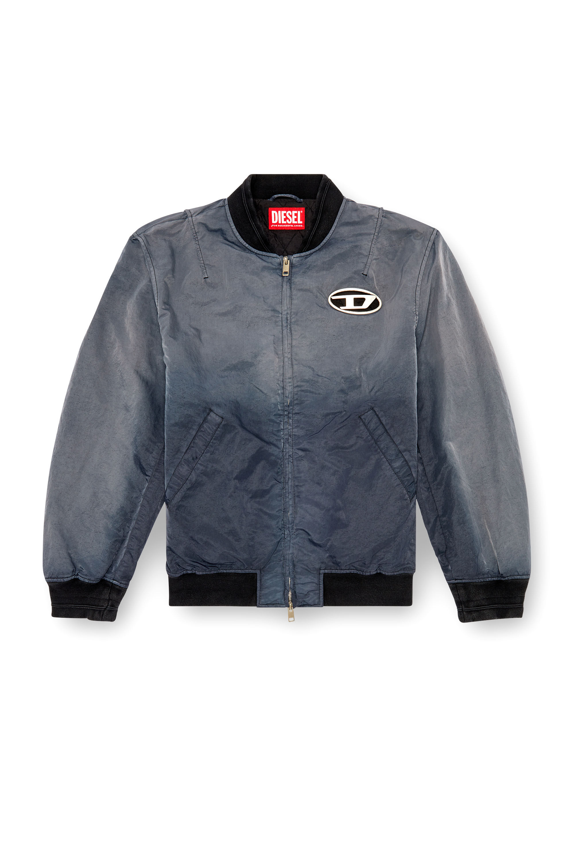 Men s Degrade padded bomber jacket Grey Diesel