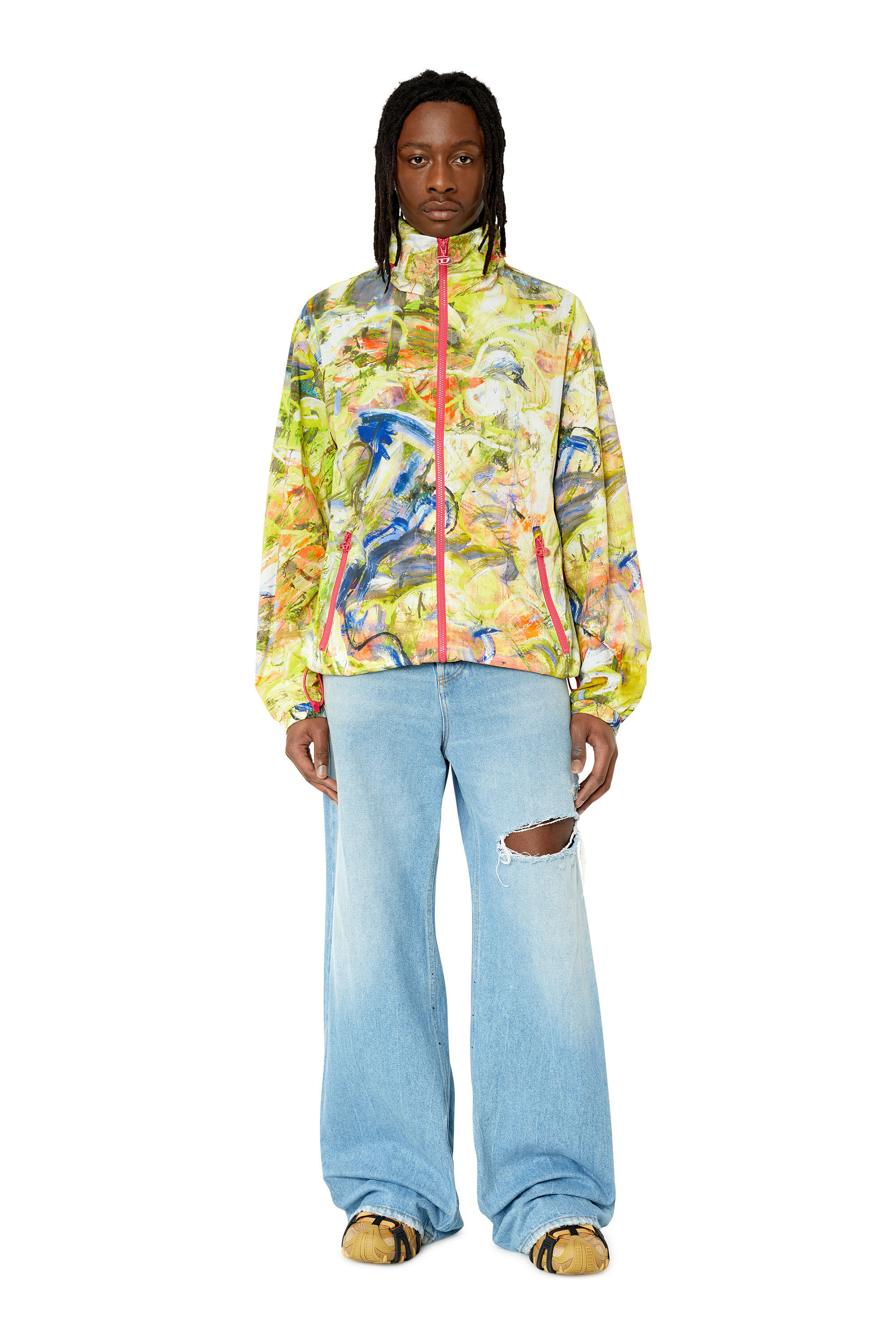 Diesel - J-WARREL-PRINT, White/Yellow - Image 1