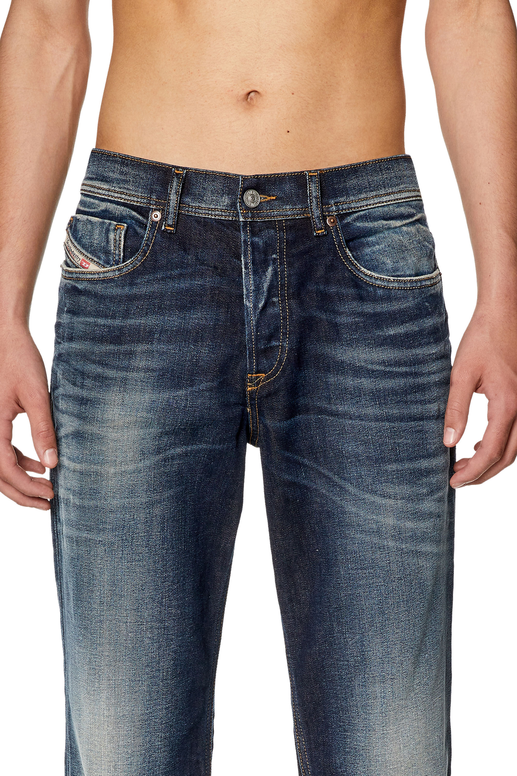 Diesel - Tapered Jeans 2023 D-Finitive 09G27, Dark Blue - Image 5