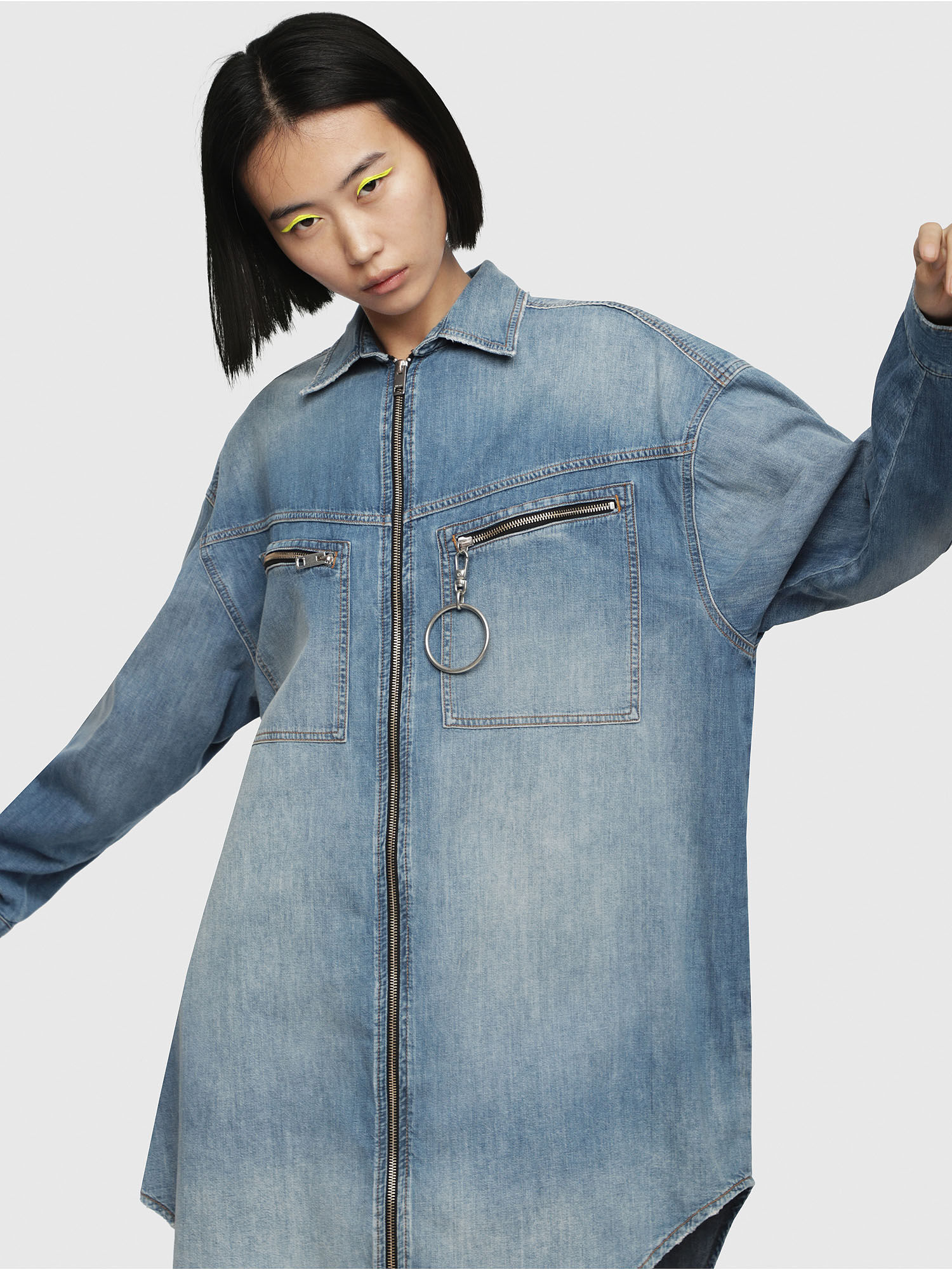 diesel denim shirt womens