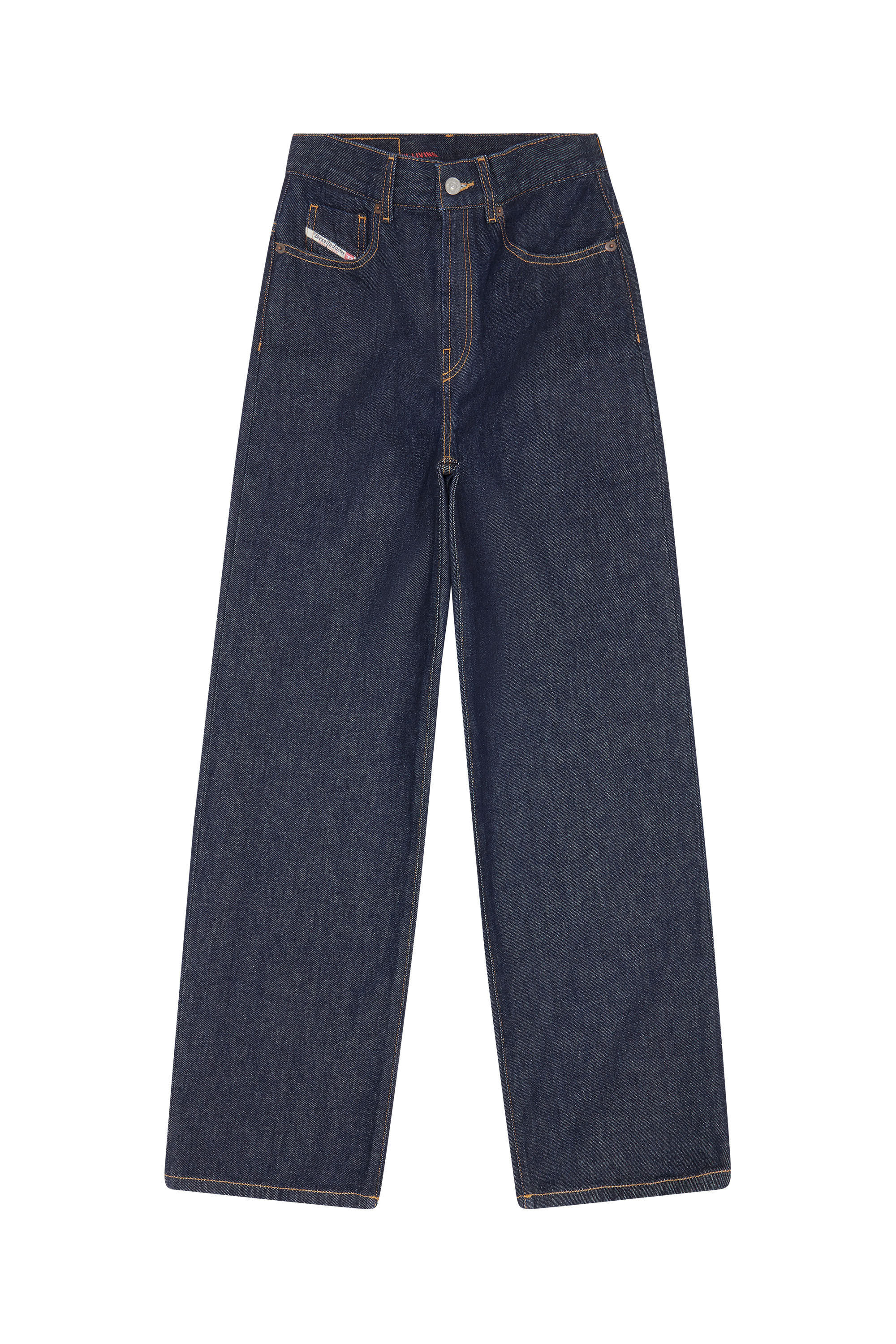 Diesel - 2000 Widee Z9C02 Bootcut and Flare Jeans, Dark Blue - Image 2