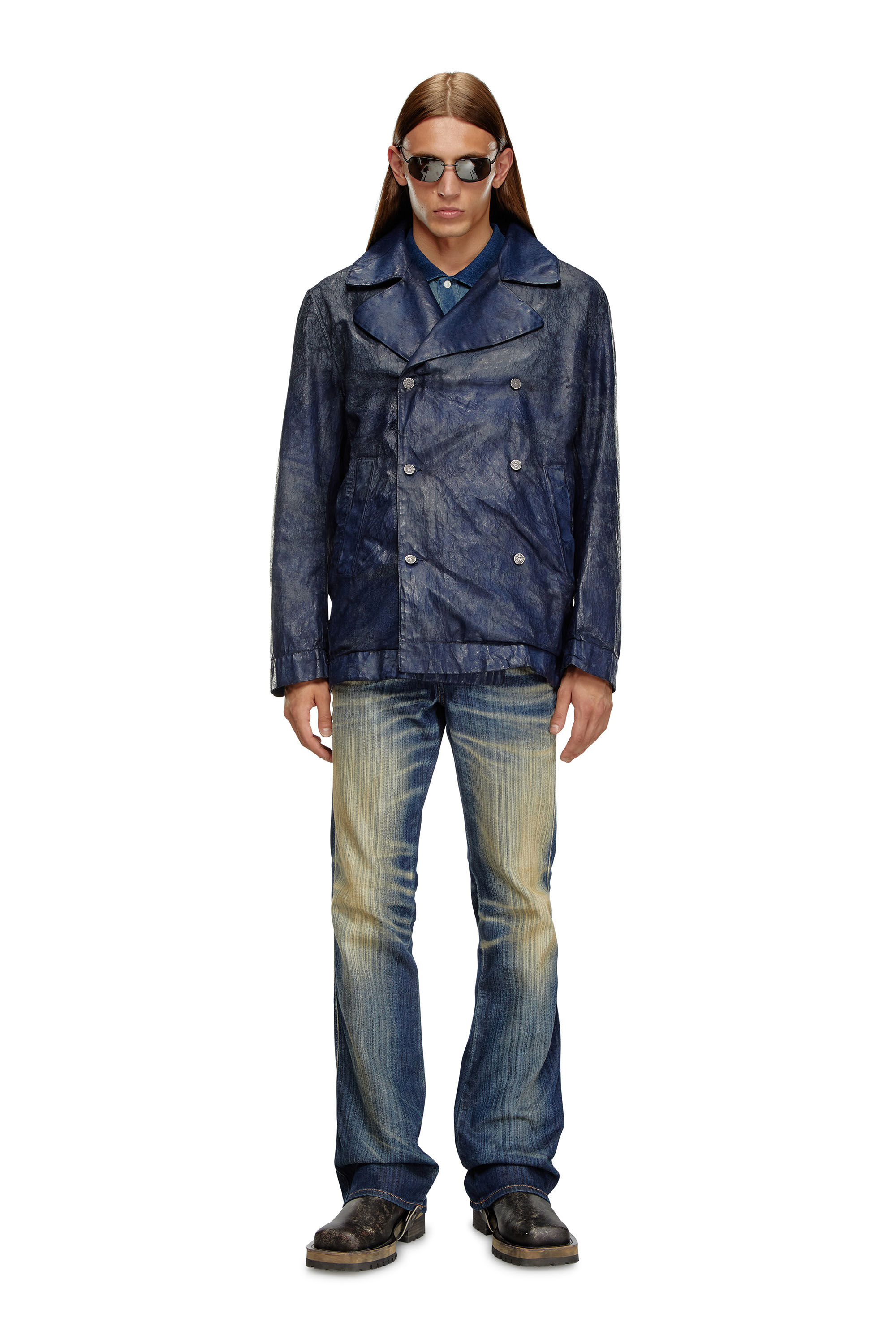 Diesel peacoat jacket top