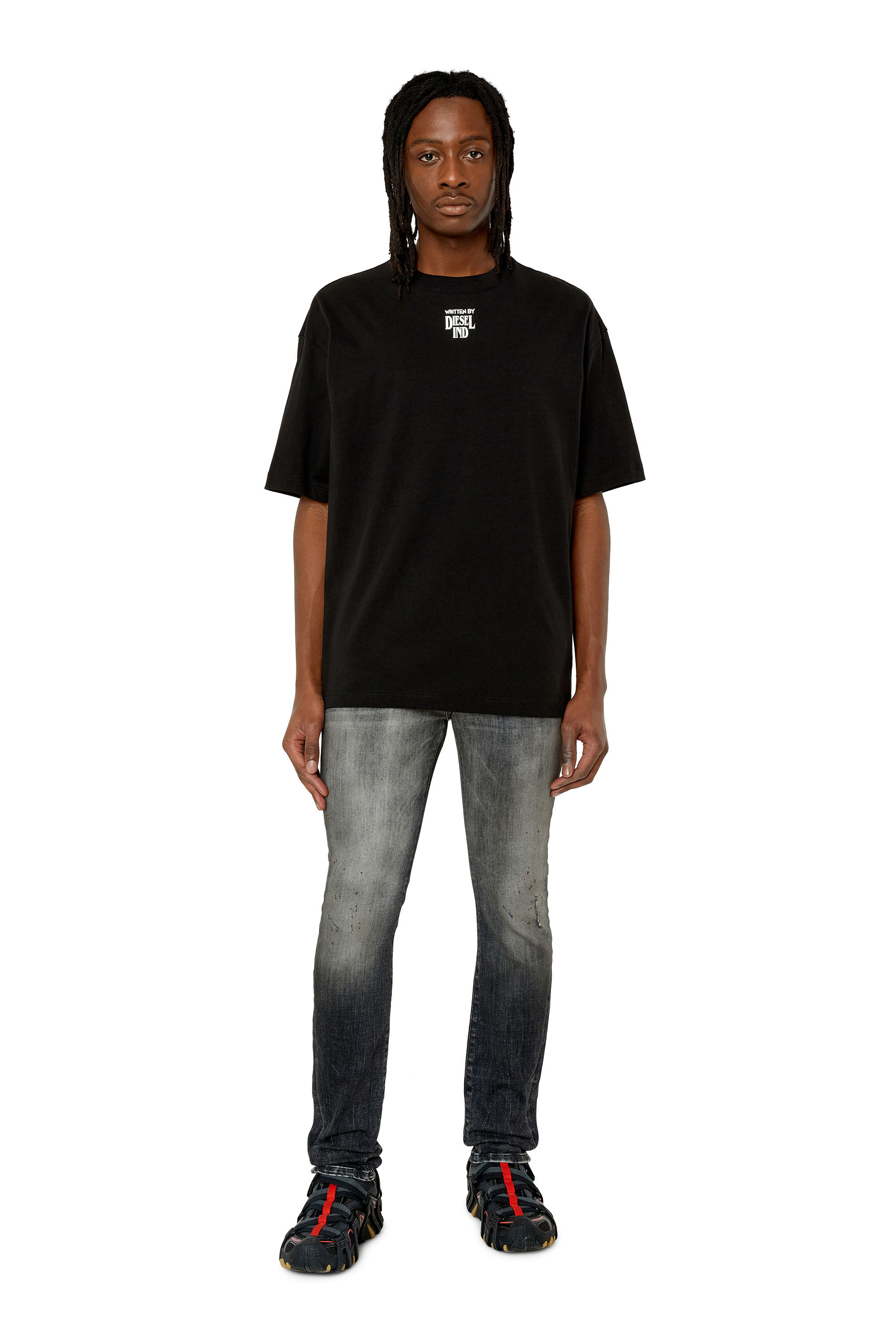 Diesel - 1983 D-Amny 09E70 Skinny Jeans, Black/Dark grey - Image 1