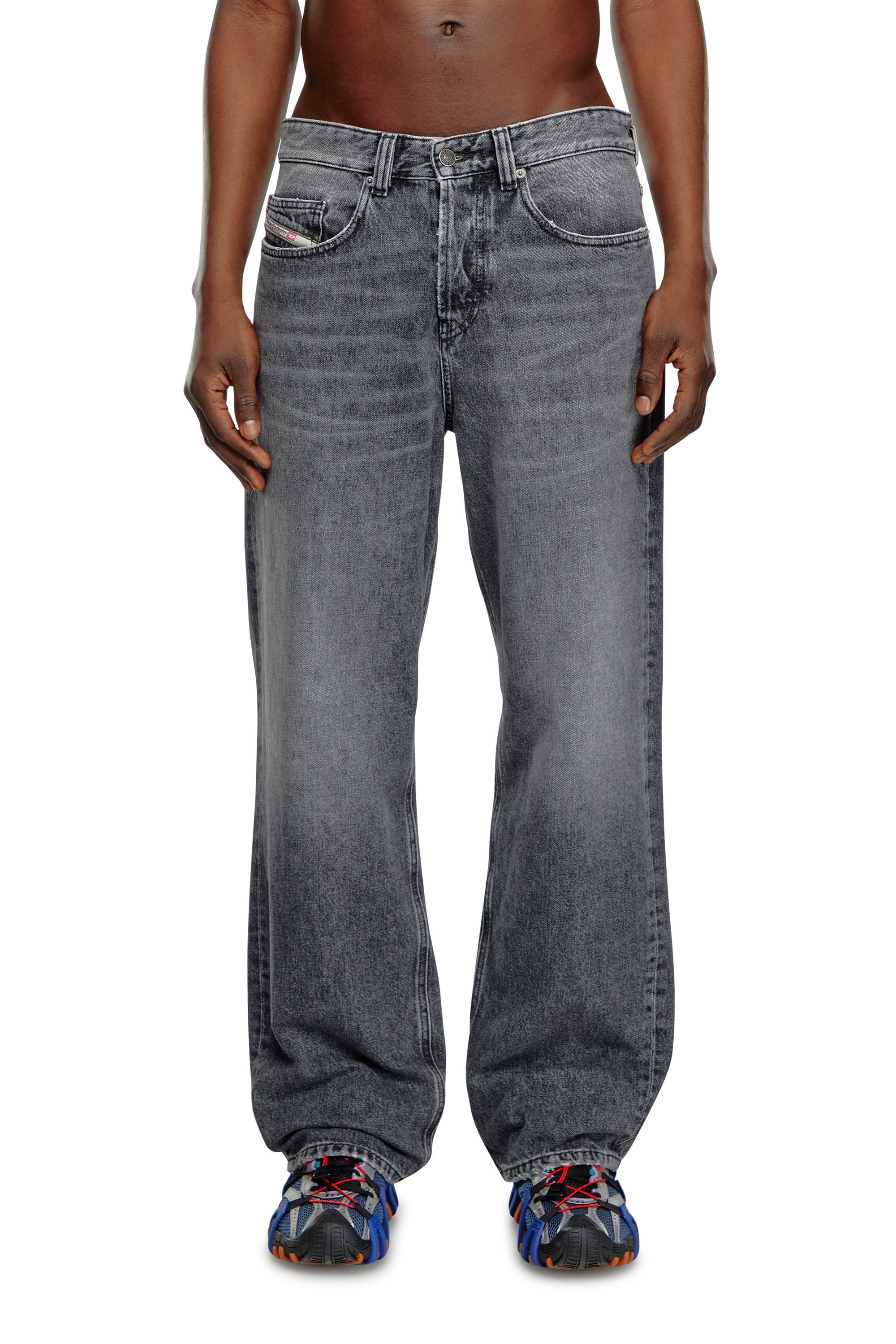 Diesel - Straight Jeans 2001 D-Macro 007X3, Dark grey - Image 3