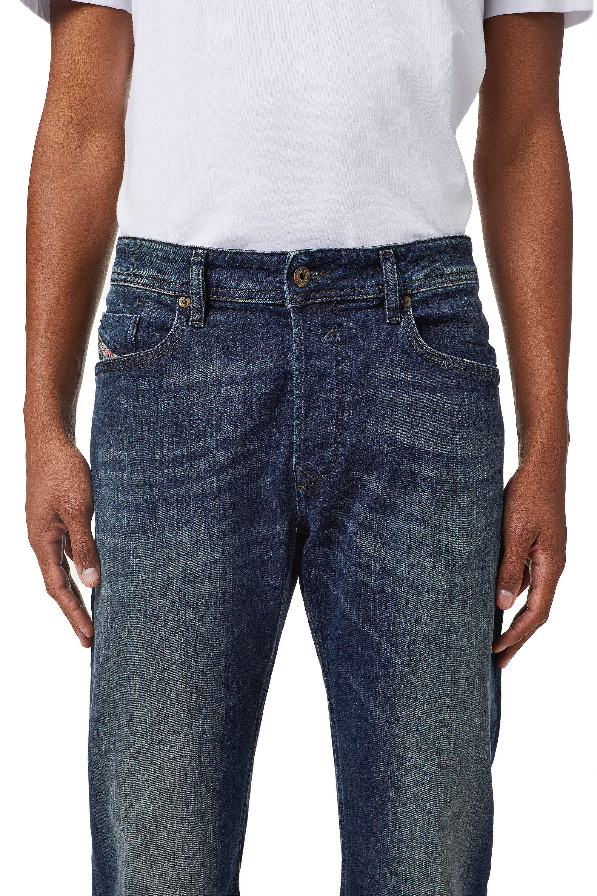 Waykee 0814W Men Straight Dark blue Jeans Diesel
