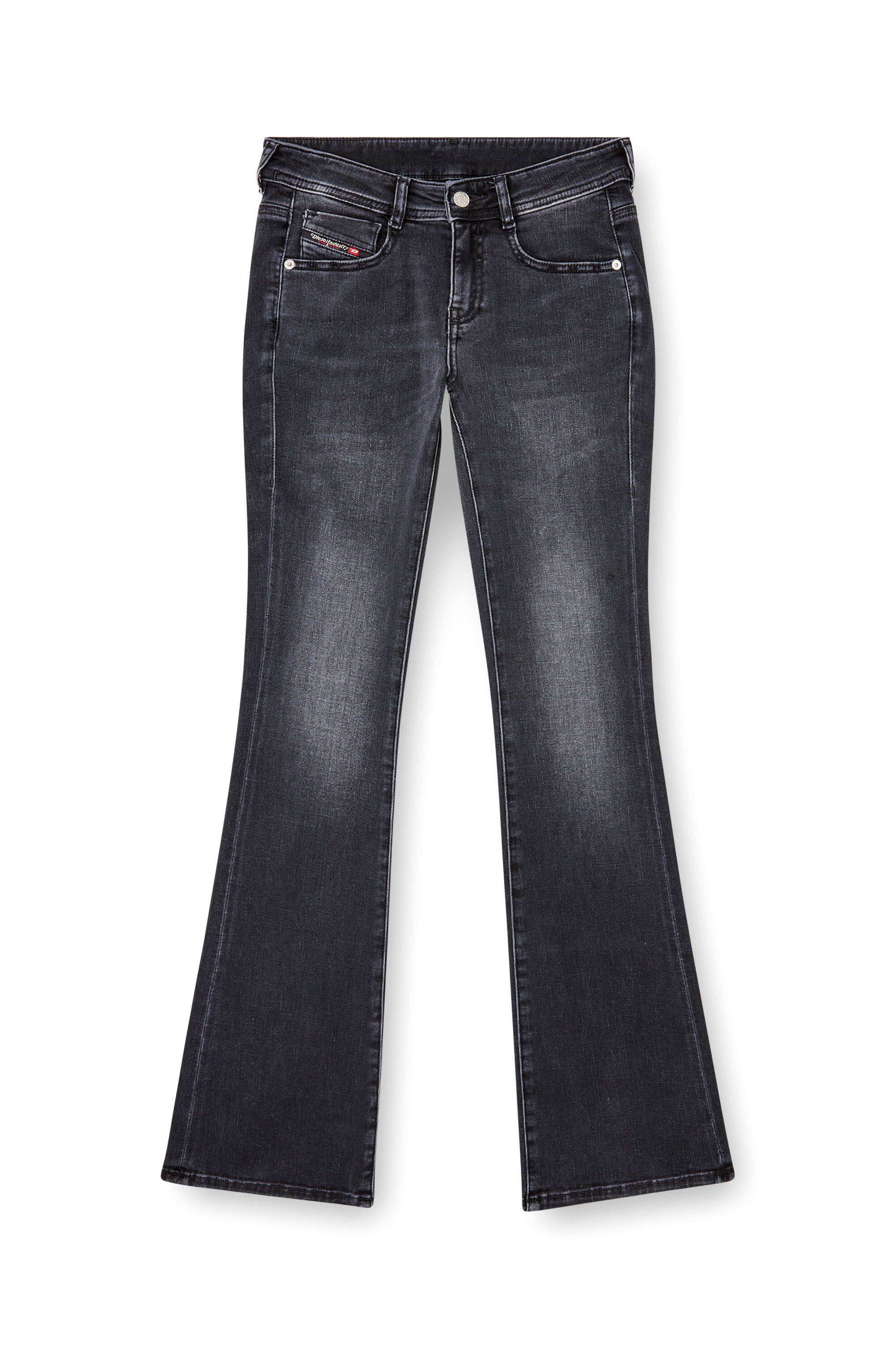 Diesel - Woman's Bootcut Jeans 1969 D-Ebbey 0DBDN, Black/Dark grey - 2