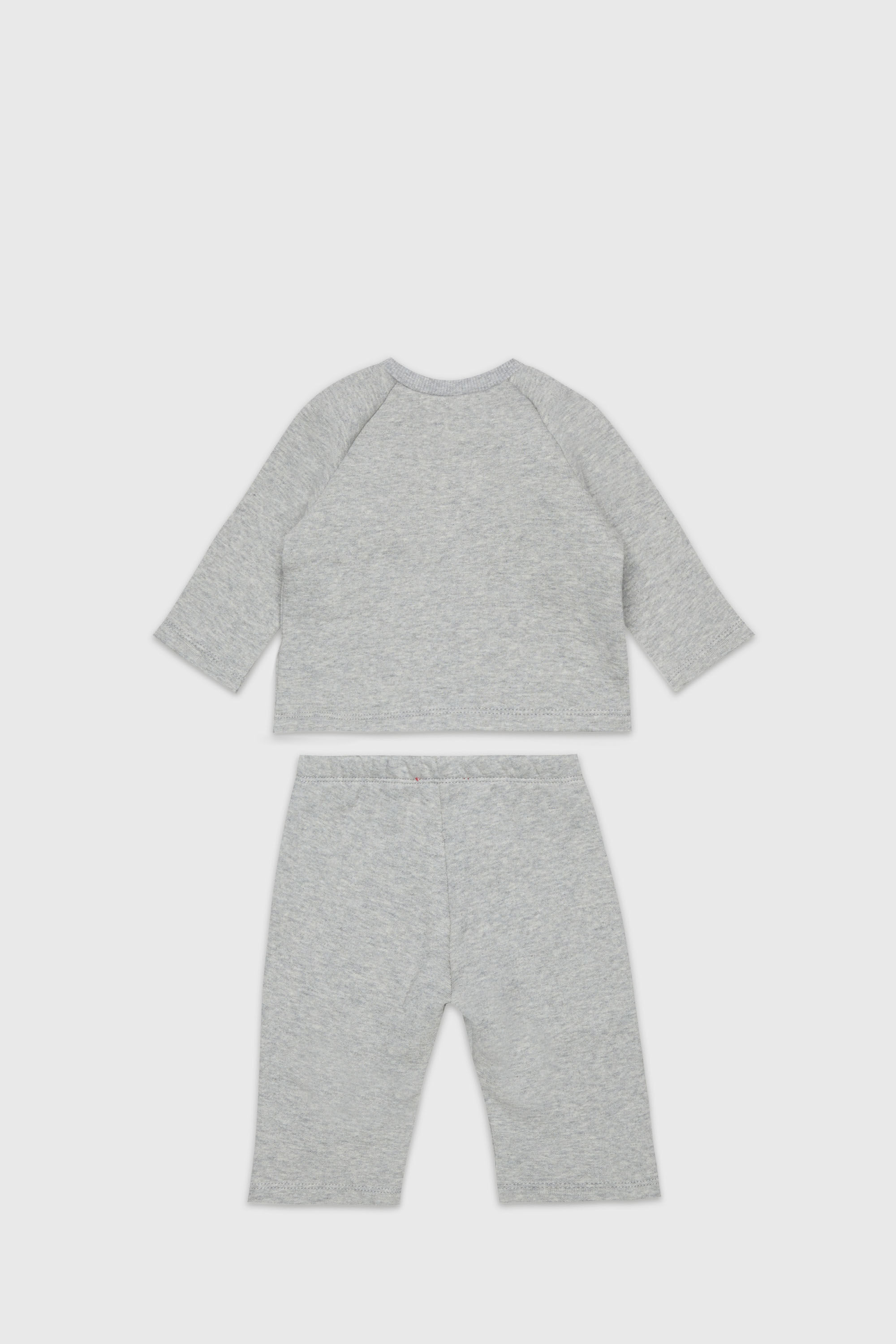 Diesel - SLUPY-SET-NB, Unisex's Newborn clothing set with logo print in Grey - 2