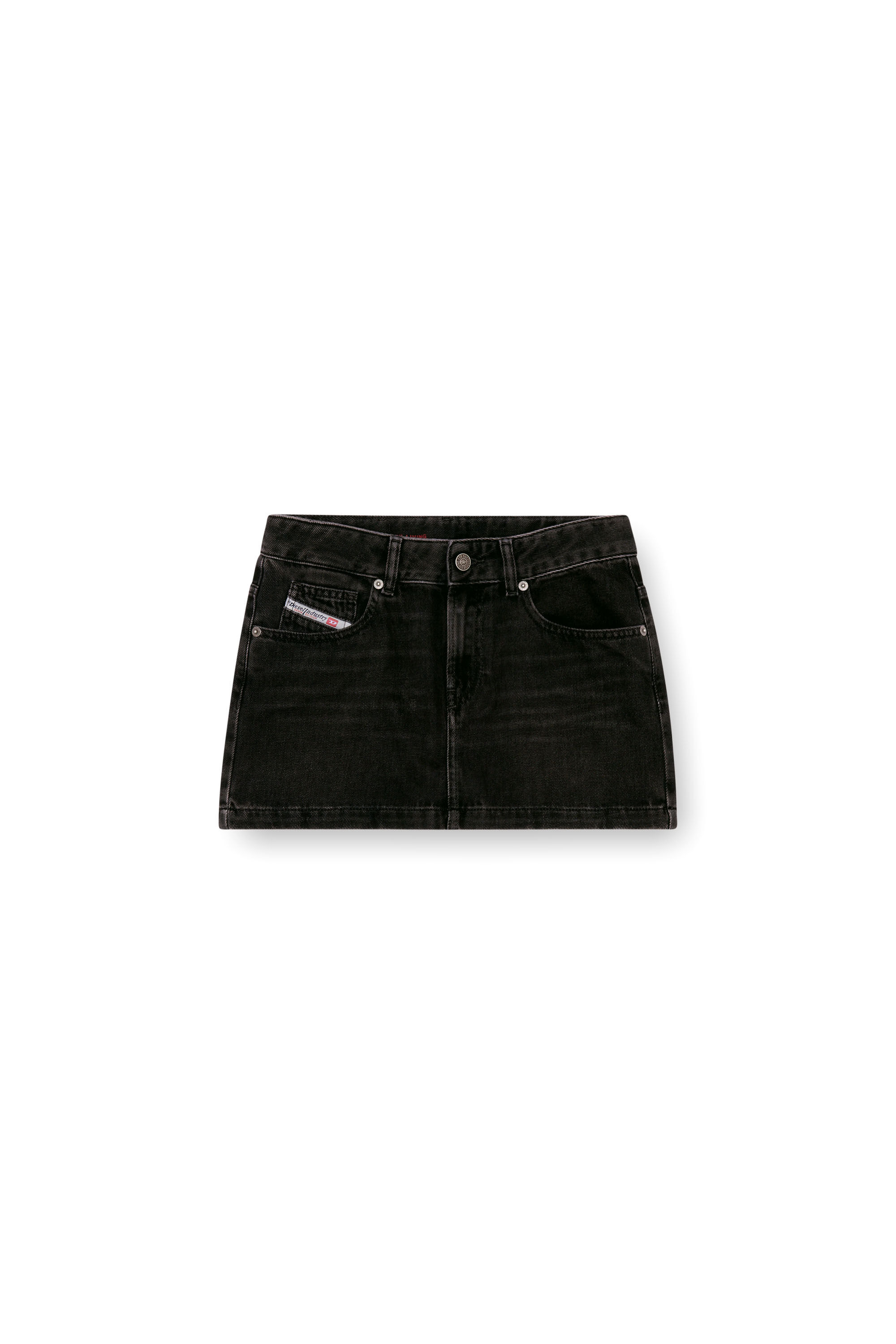 Denim mini skirt black sales