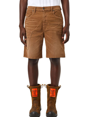 D-AZERR-SHORT JOGGJEANS, Brown - Shorts