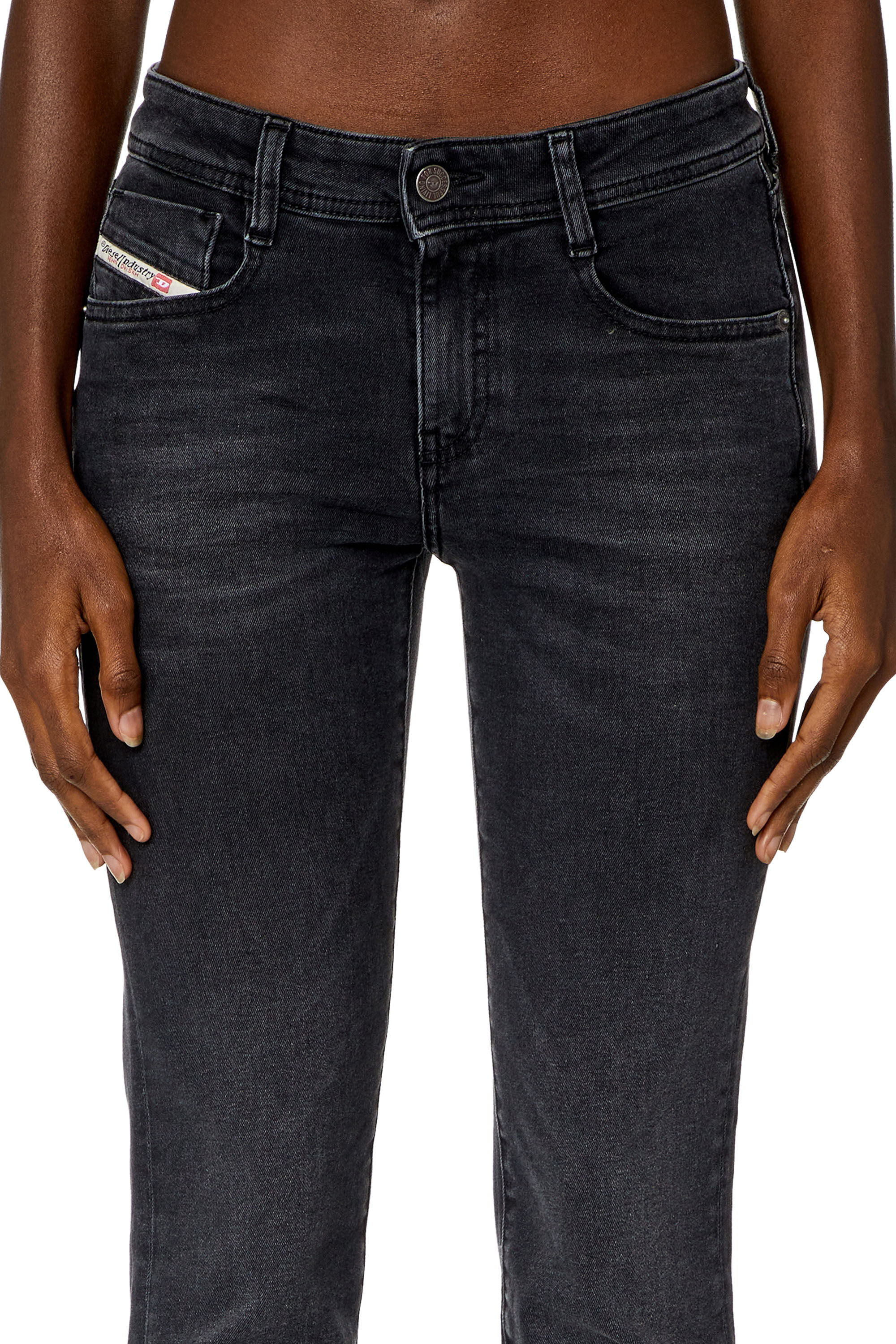 Women s Bootcut Jeans Black Dark grey Diesel 1969 D Ebbey