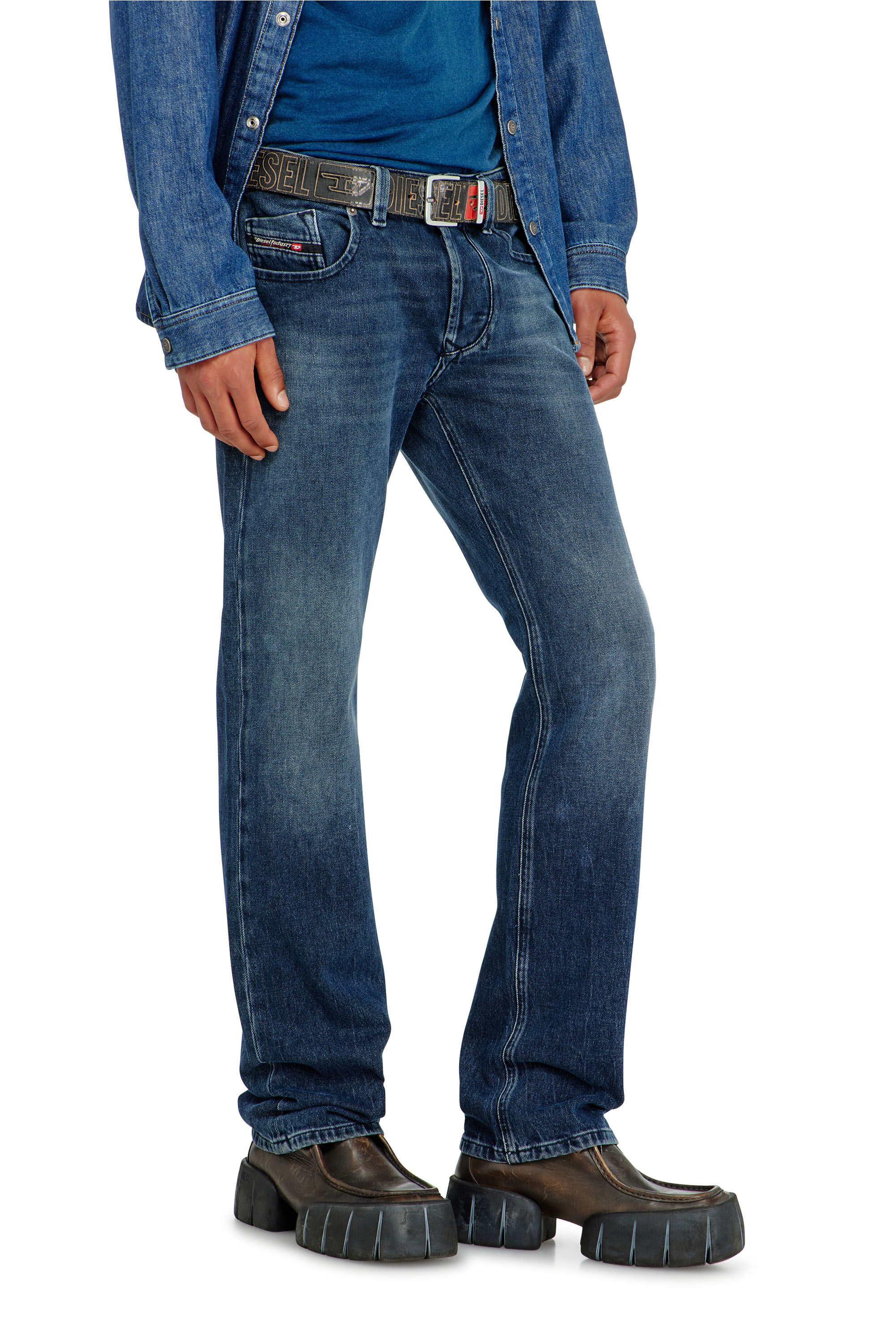 Diesel - Man's Regular Jeans 1985 Larkee 0KBBM, Dark Blue - 7