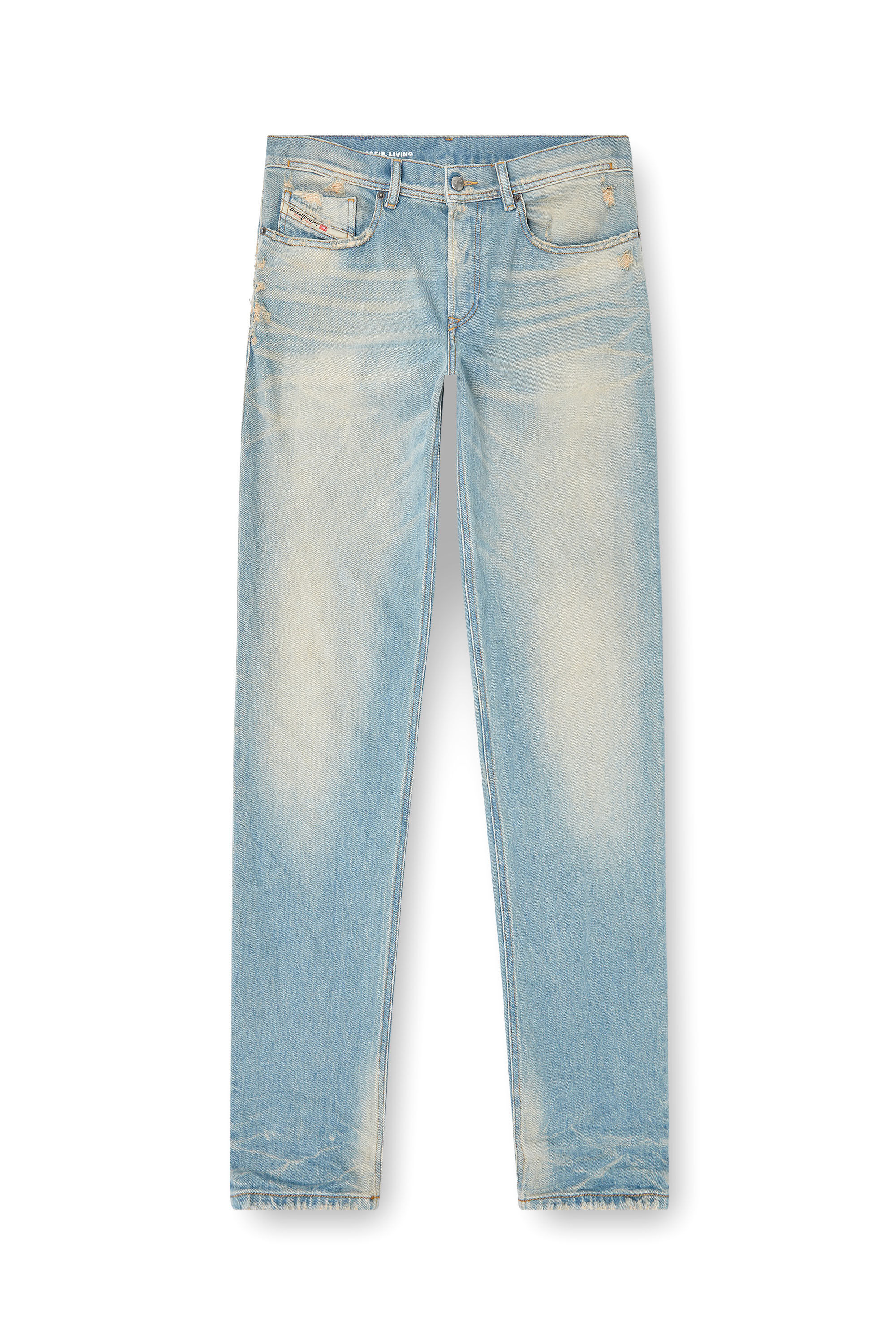 Diesel - Man's Regular Jeans 2023 D-Finitive 09L23, Light Blue - 2