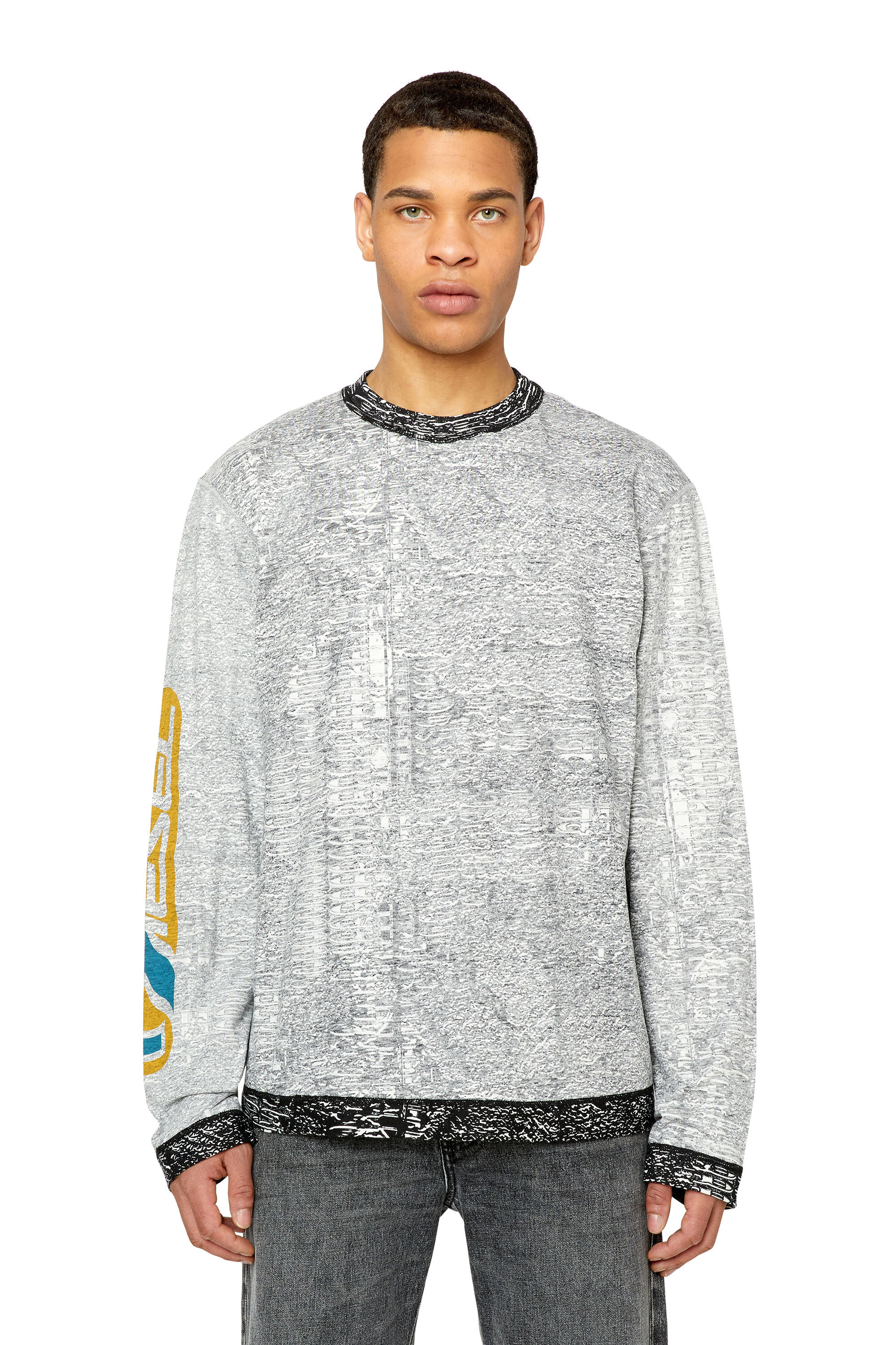 Diesel - T-CRANESIDE, Light Grey - Image 3