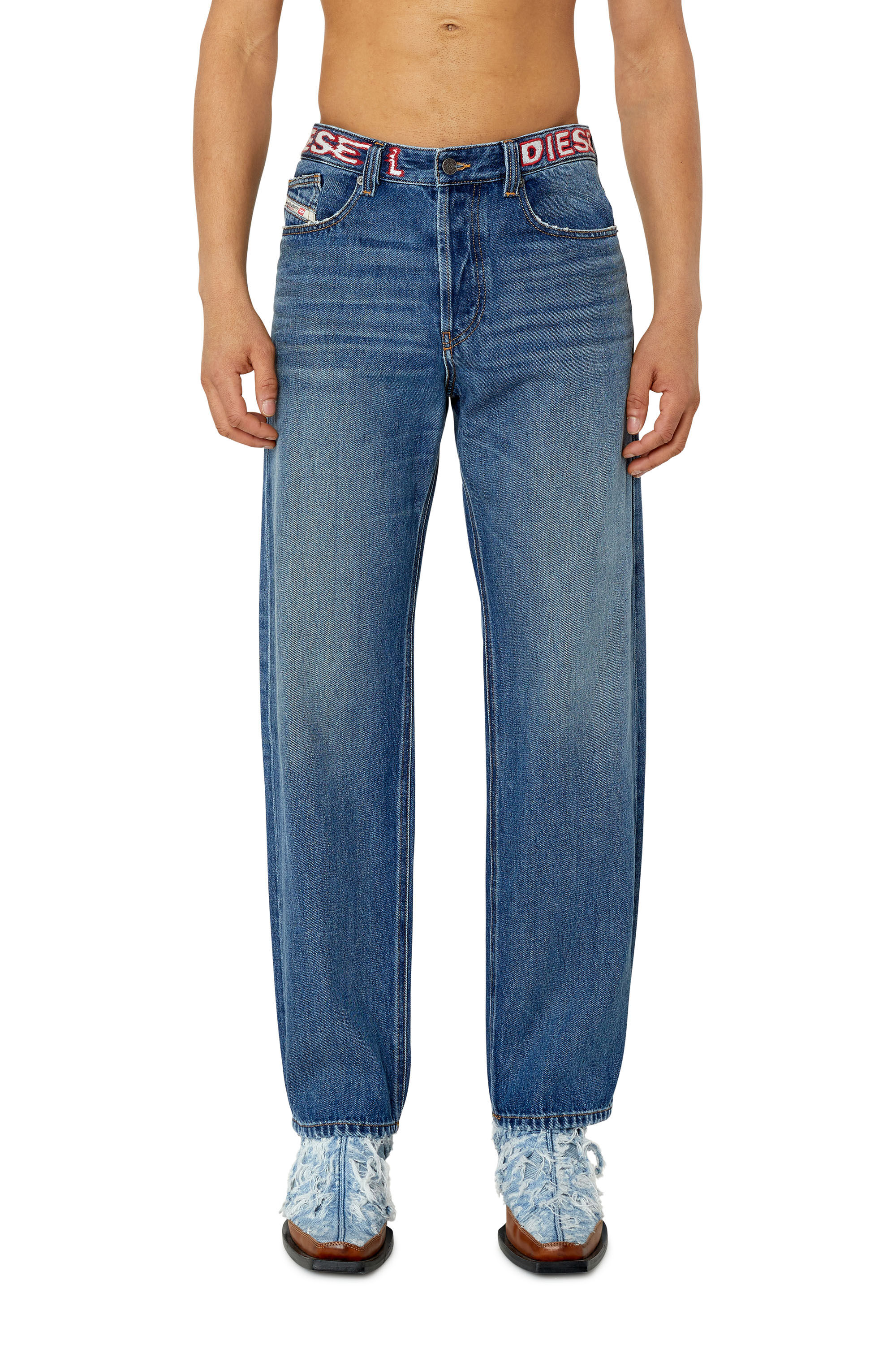 Diesel - 2010 D-Macs 007K9 Straight Jeans, Medium blue - Image 3