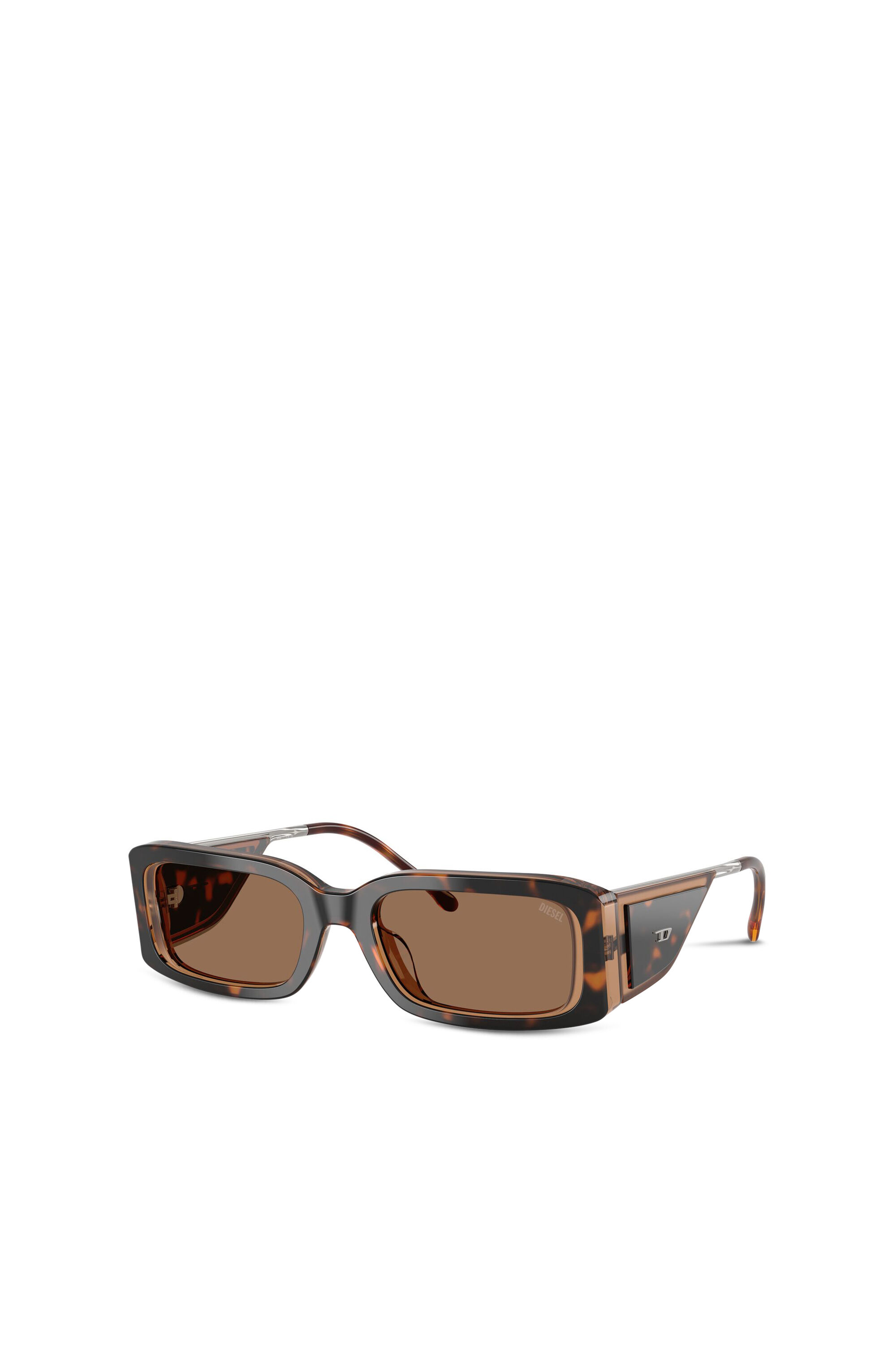 Diesel - 0DL2017U, Unisex's Rectangle sunglasses in Brown - 4