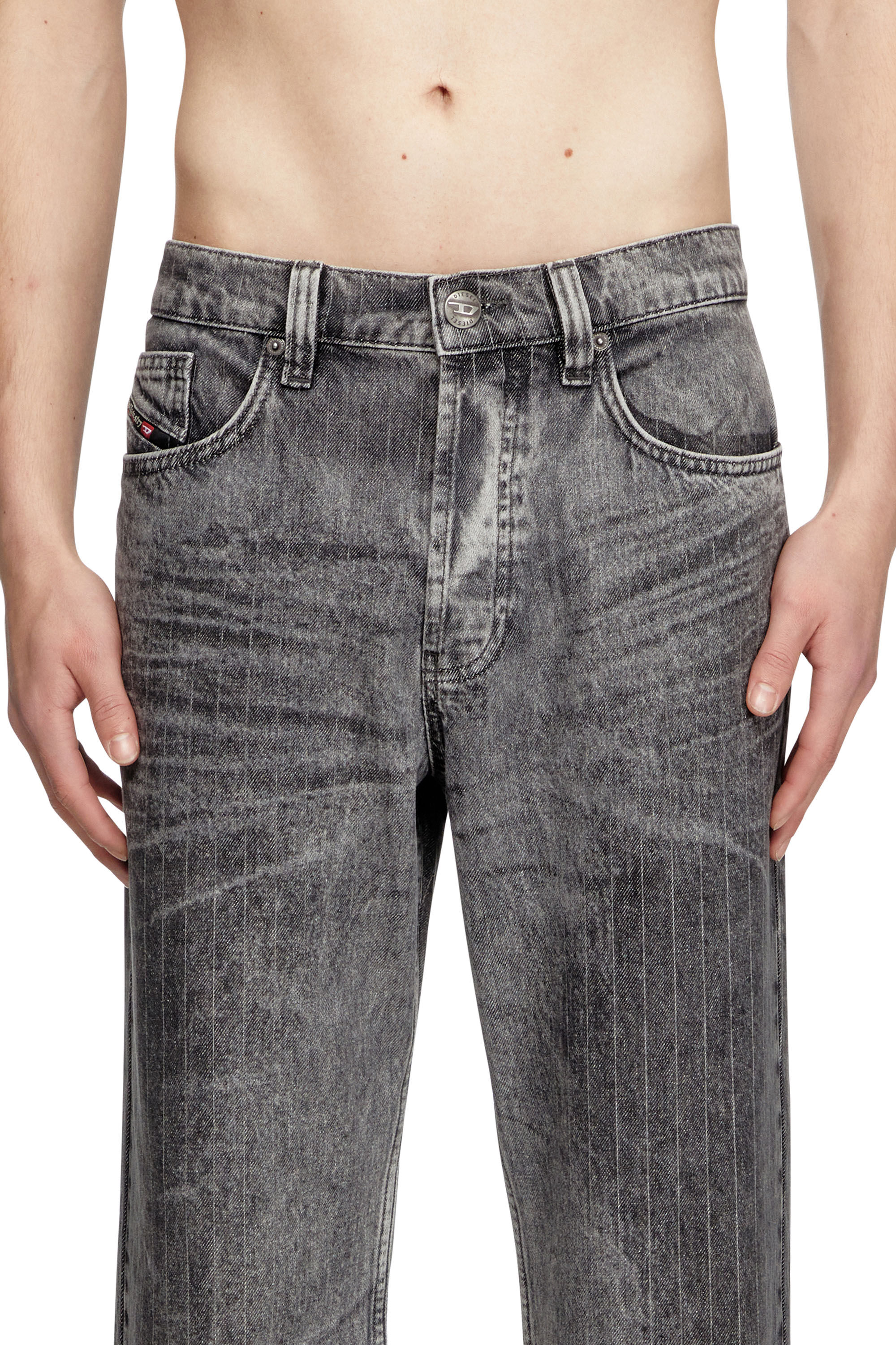 Diesel - Man's Regular Jeans 2024 D-Macs 0ABCU, Light Grey - 5