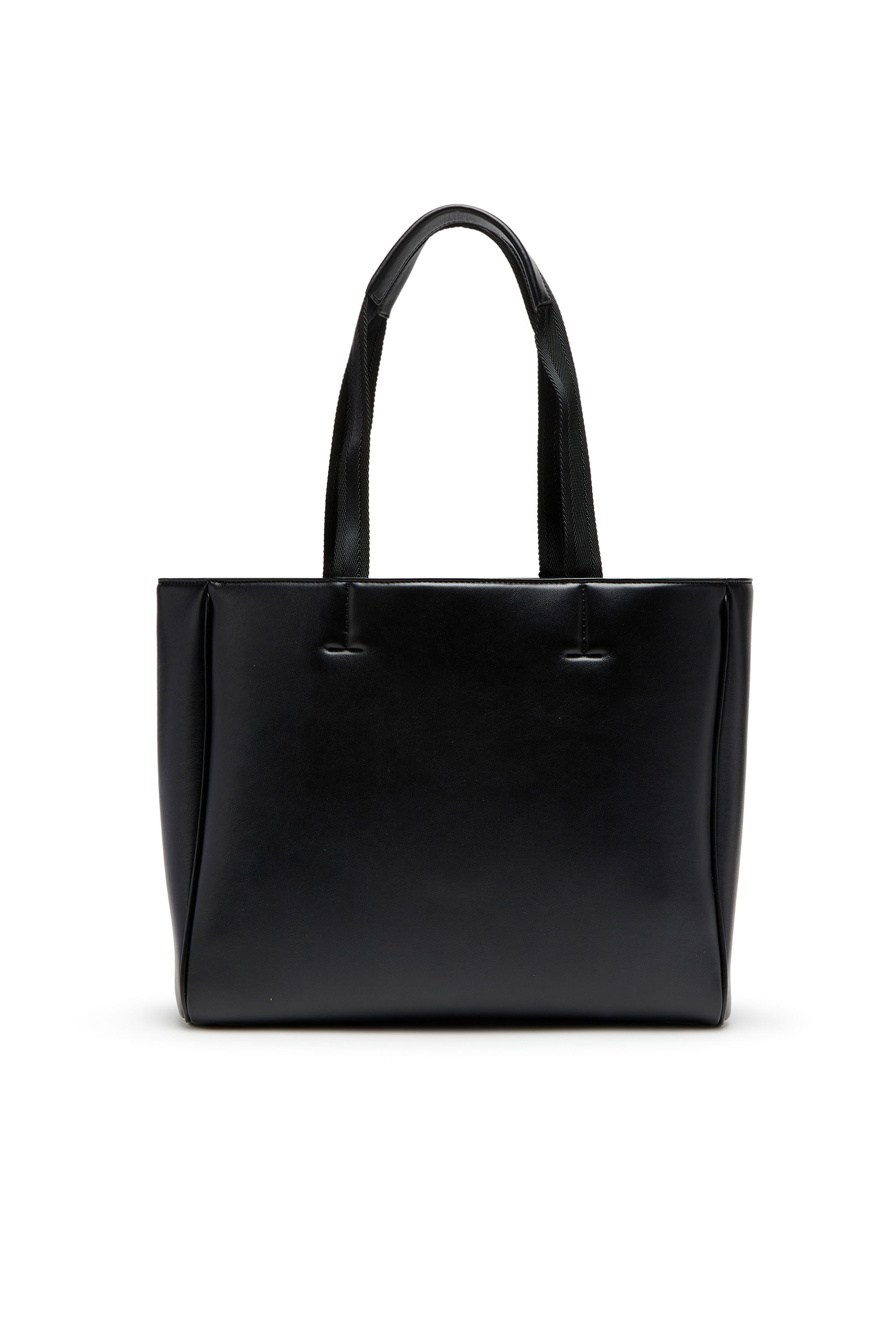 Diesel - HOLI-D SHOPPER EW, Unisex's Holi-D-Square shopper in bonded neoprene in Black - 3