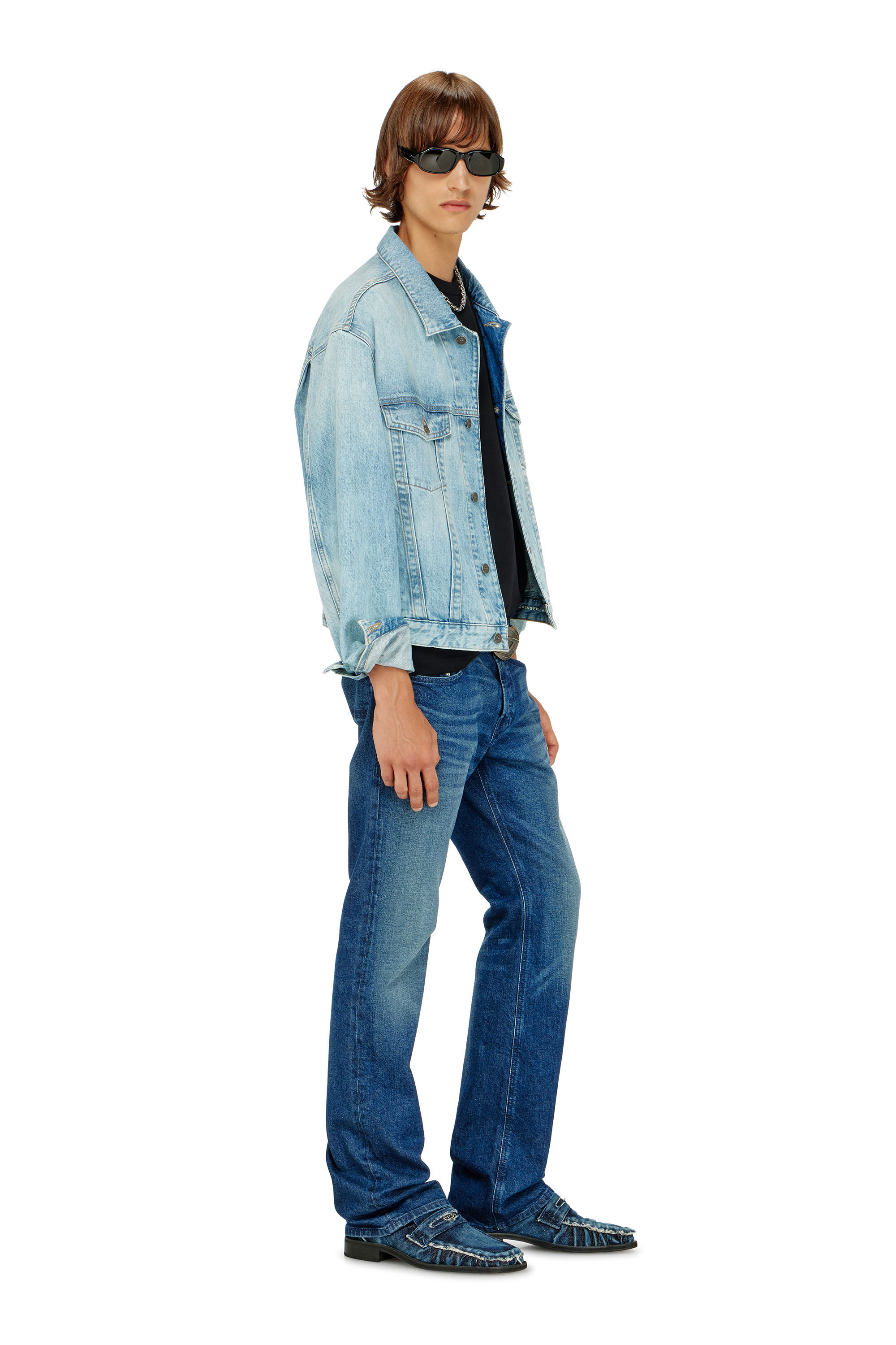 Diesel - Man's Bootcut Jeans 2007 Zatiny 09L51, Dark Blue - 2