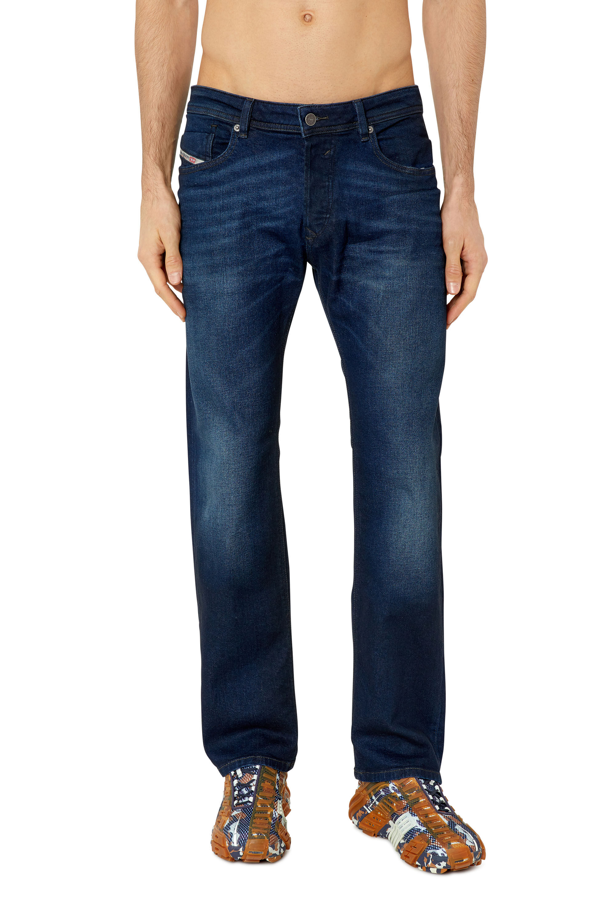 Diesel - Waykee E814W Straight Jeans, Medium blue - Image 3