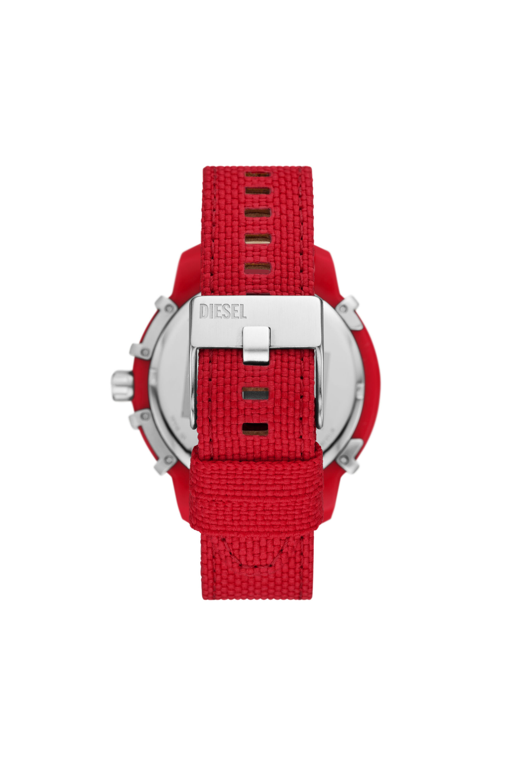 Diesel - DZ4620, Man Griffed Solar Red watch in Red - Image 2
