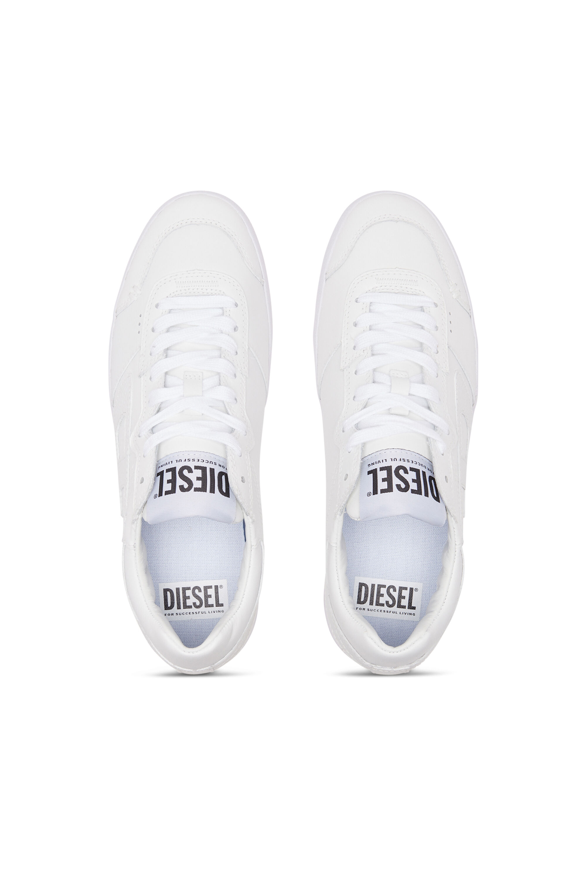 Diesel - S-LEROJI LOW W, Woman S-Leroji Low-Low-top sneakers in smooth leather in White - Image 4