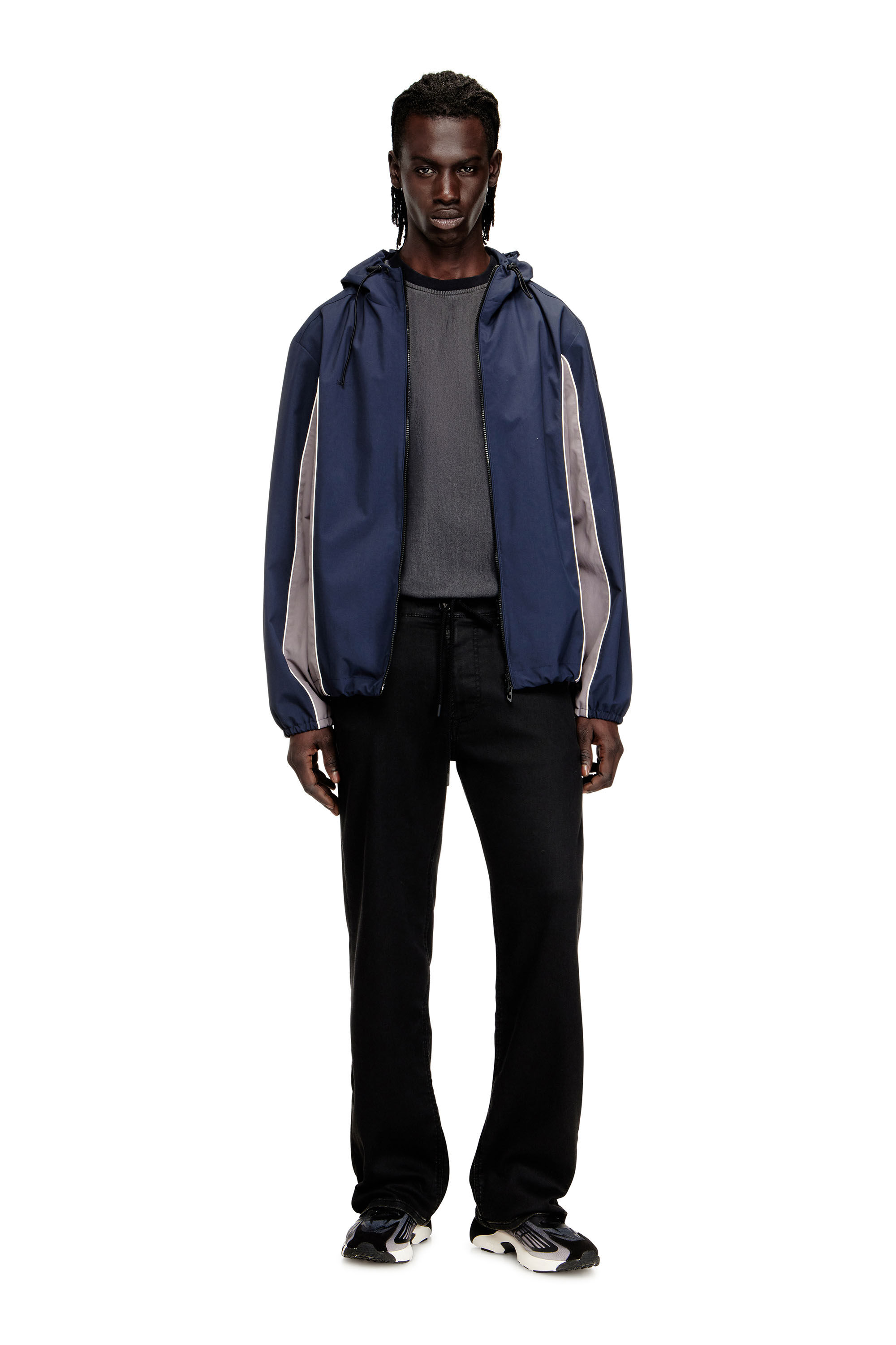 Diesel - Man's Relaxed 2080 D-Reel Joggjeans&reg; 09N90, Black/Dark grey - 1