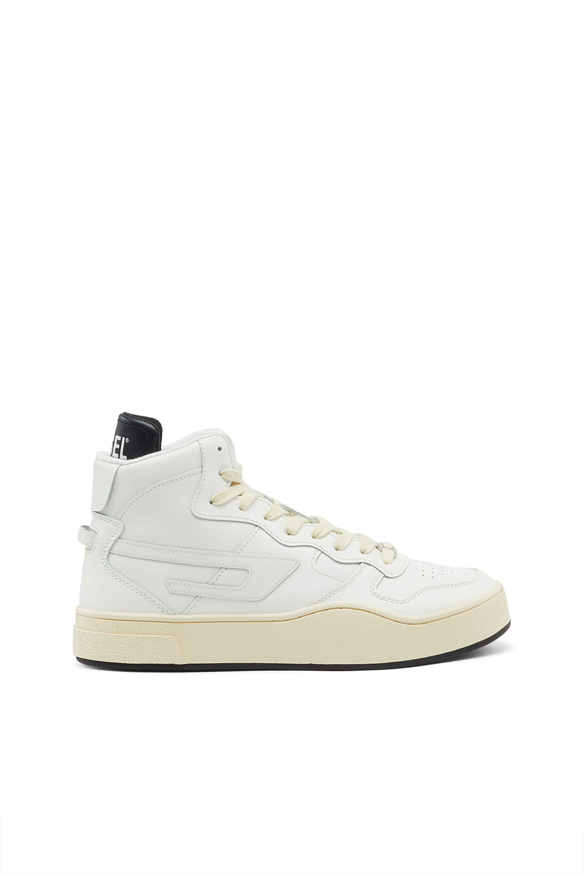 S-UKIYO MID Man: Leather high-top 
