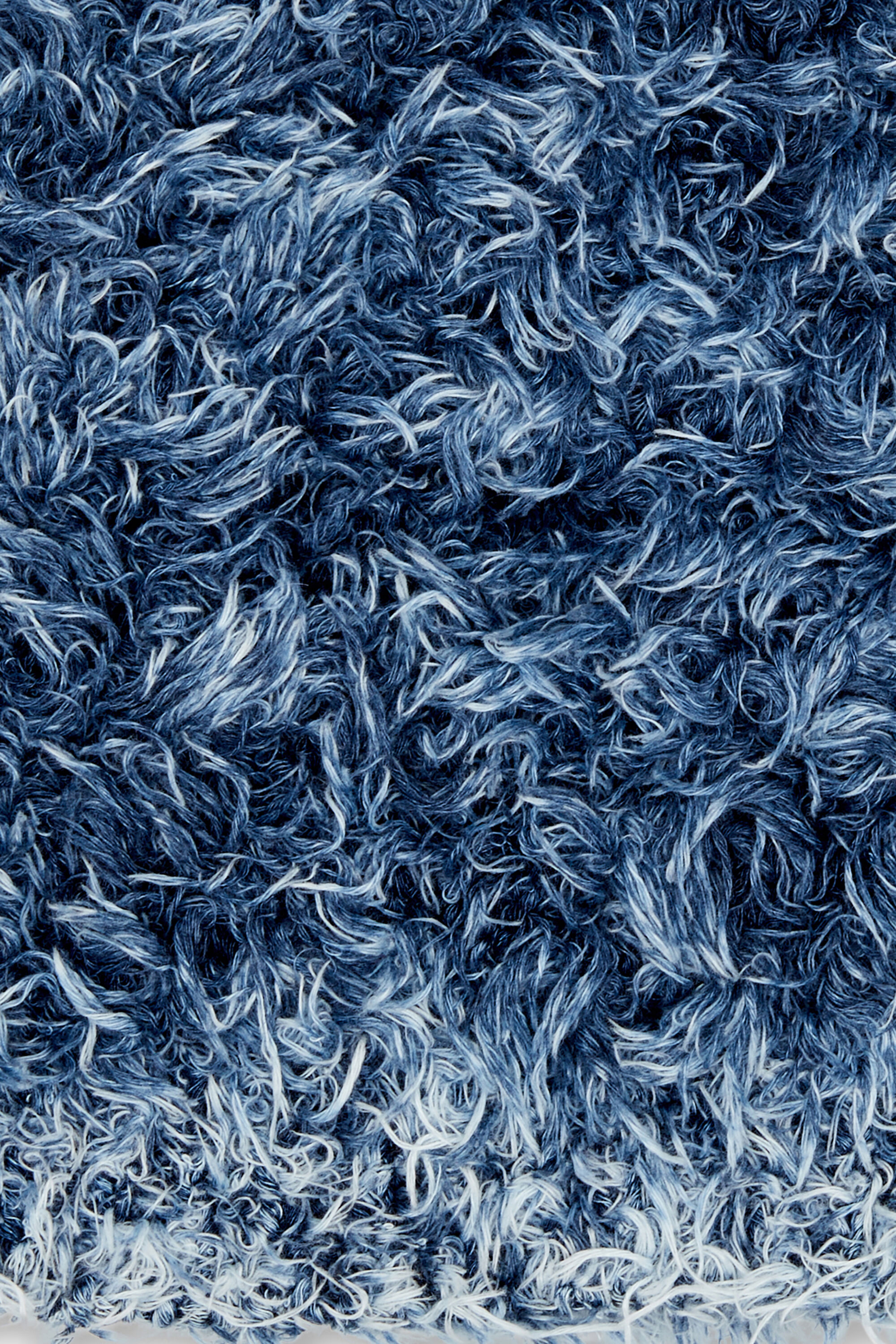 Diesel - K-DAN, Unisex's Fluffy beanie with stone wash effect in Blue - 3