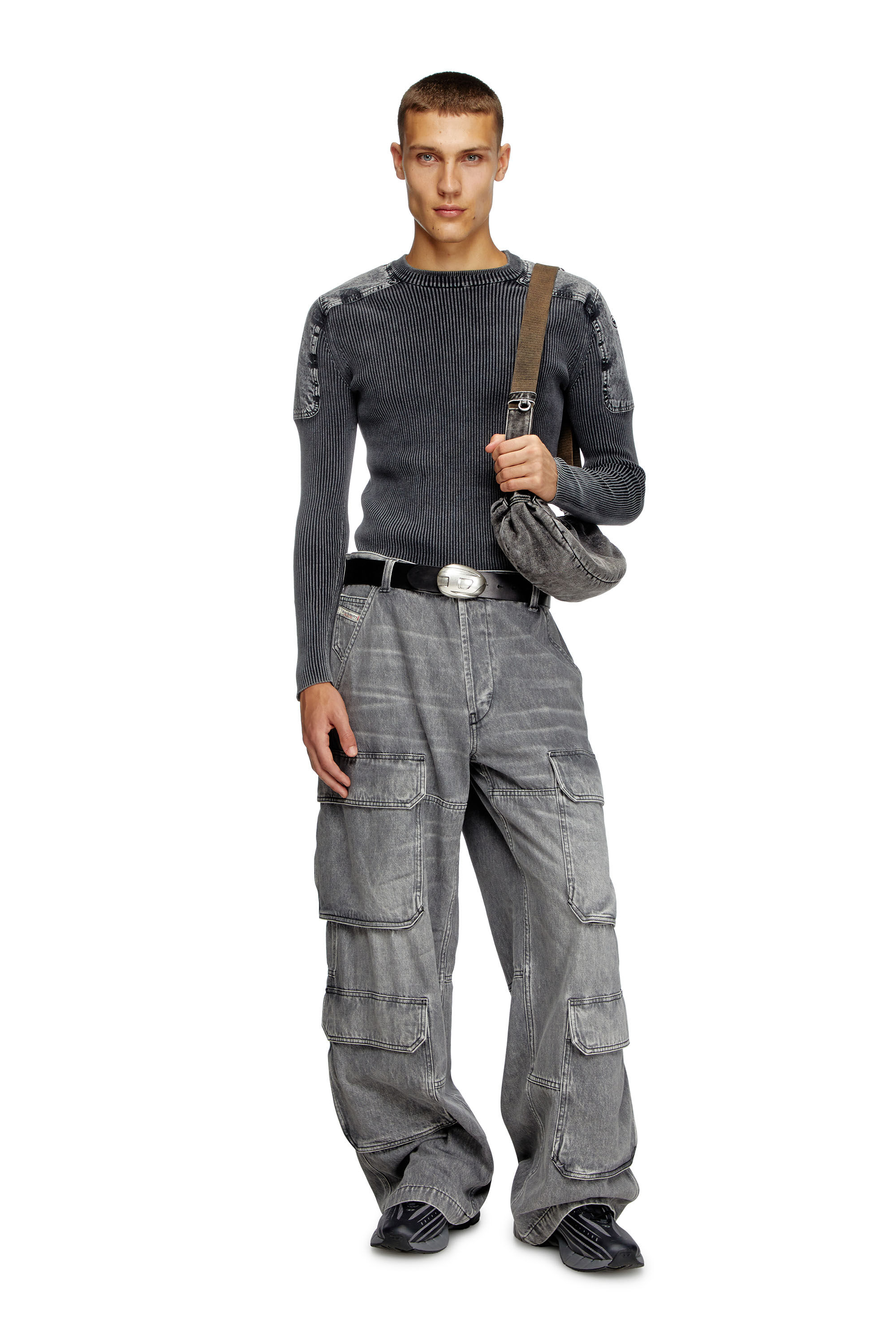 Diesel jumper grey discount