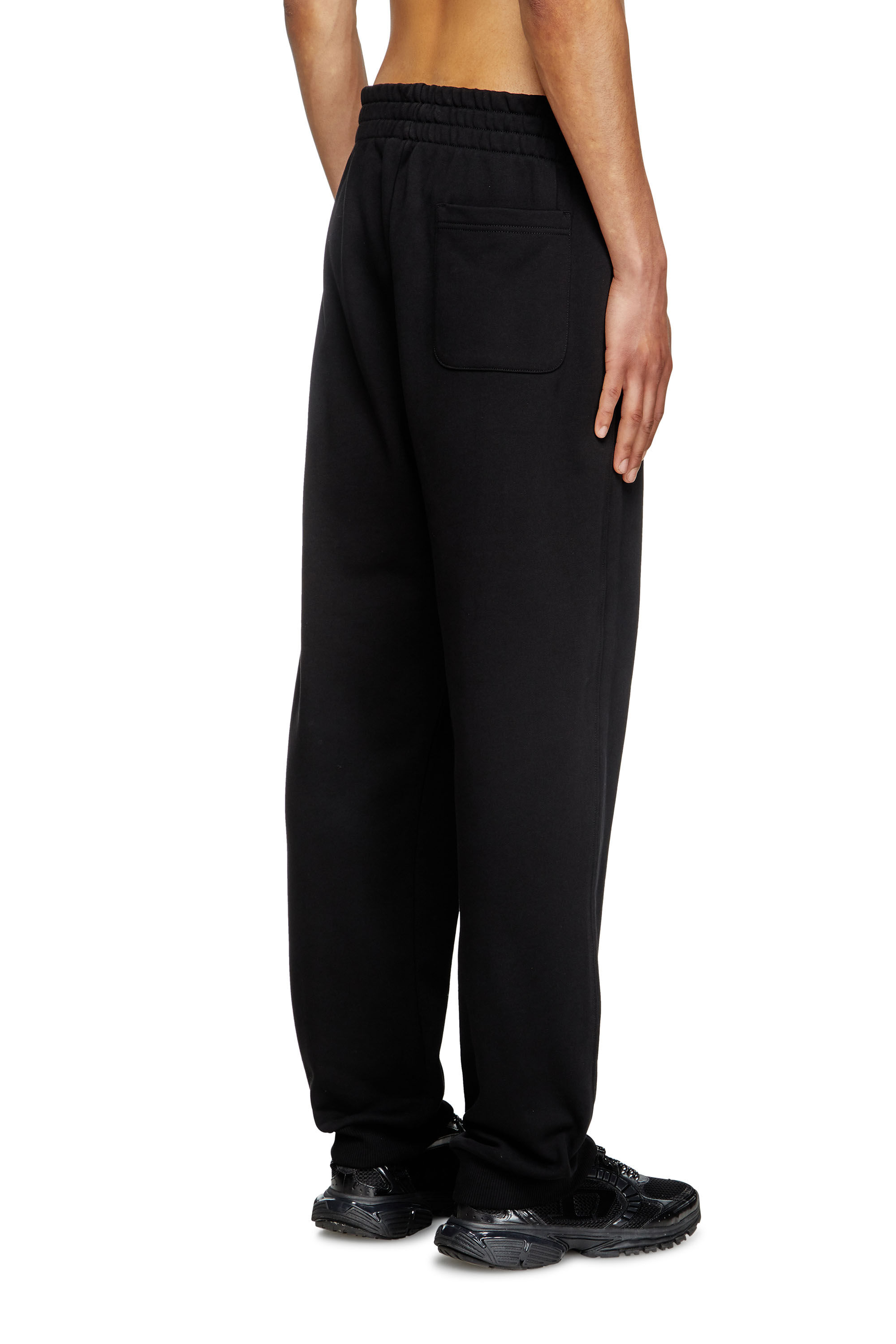 Diesel - P-MARKY-OD, Man's Sweatpants with metal-effect Oval D logo in Black - 3