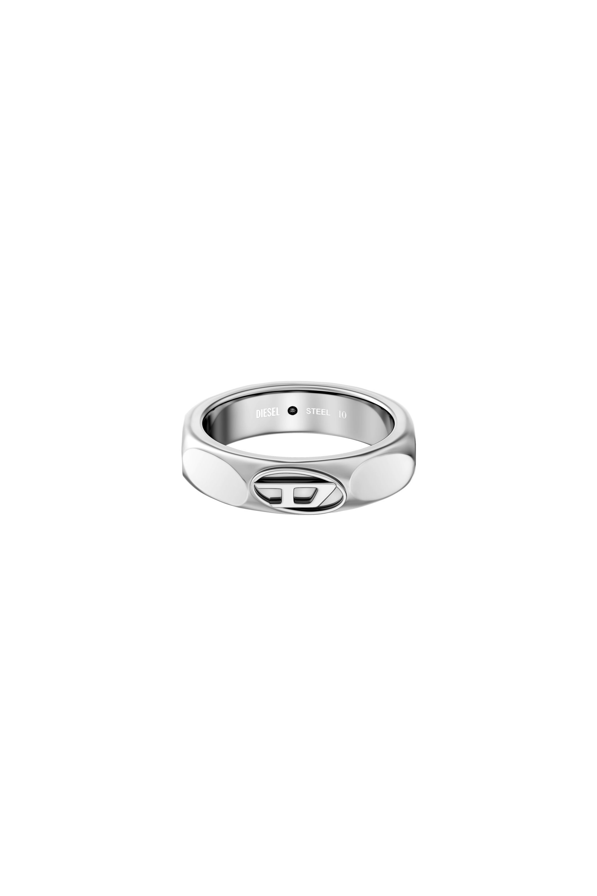 Diesel - DX1693040 JEWELLERY, Unisex's Stainless steel band ring in Silver - 2