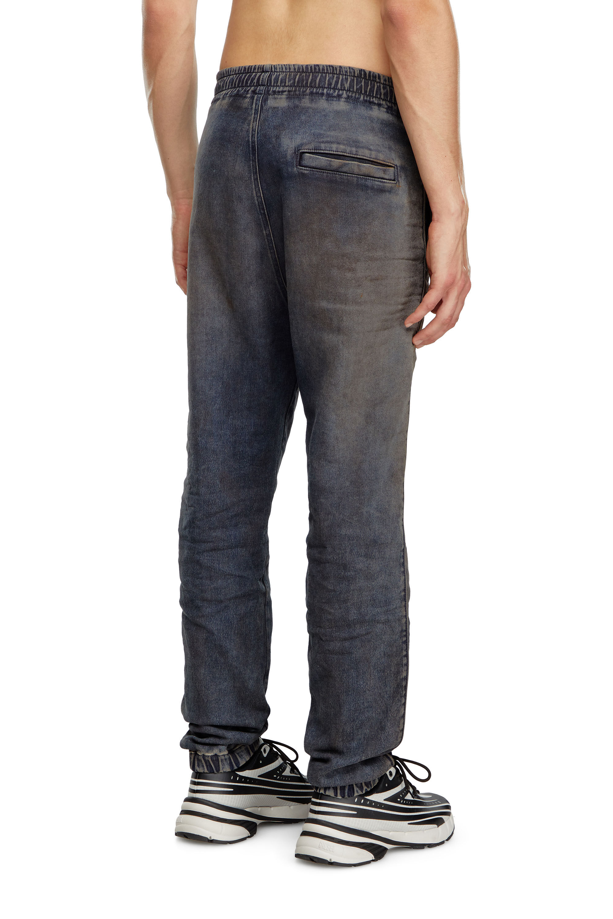 Men s Slim Jeans Dark Blue Diesel D Labb Track denim