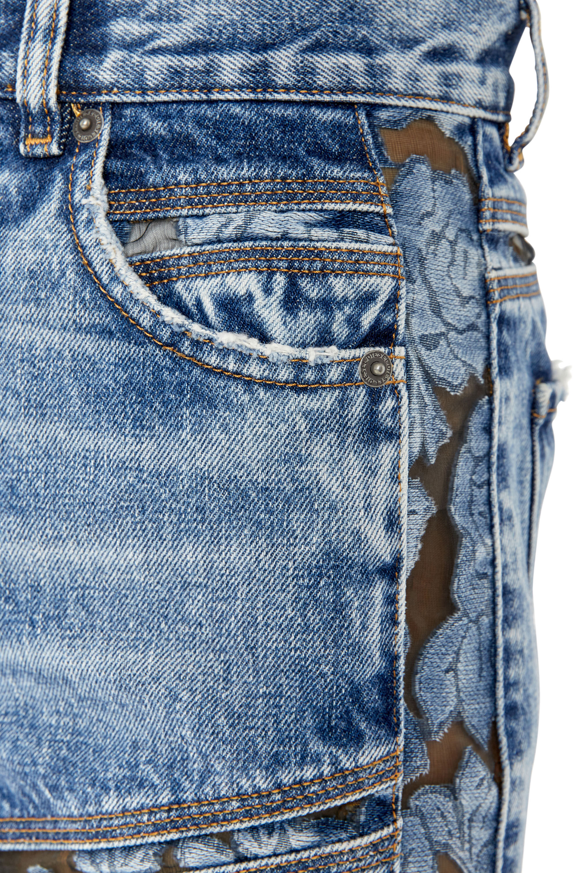 Diesel - Straight Jeans D-Pilut 007J3, Medium blue - Image 6