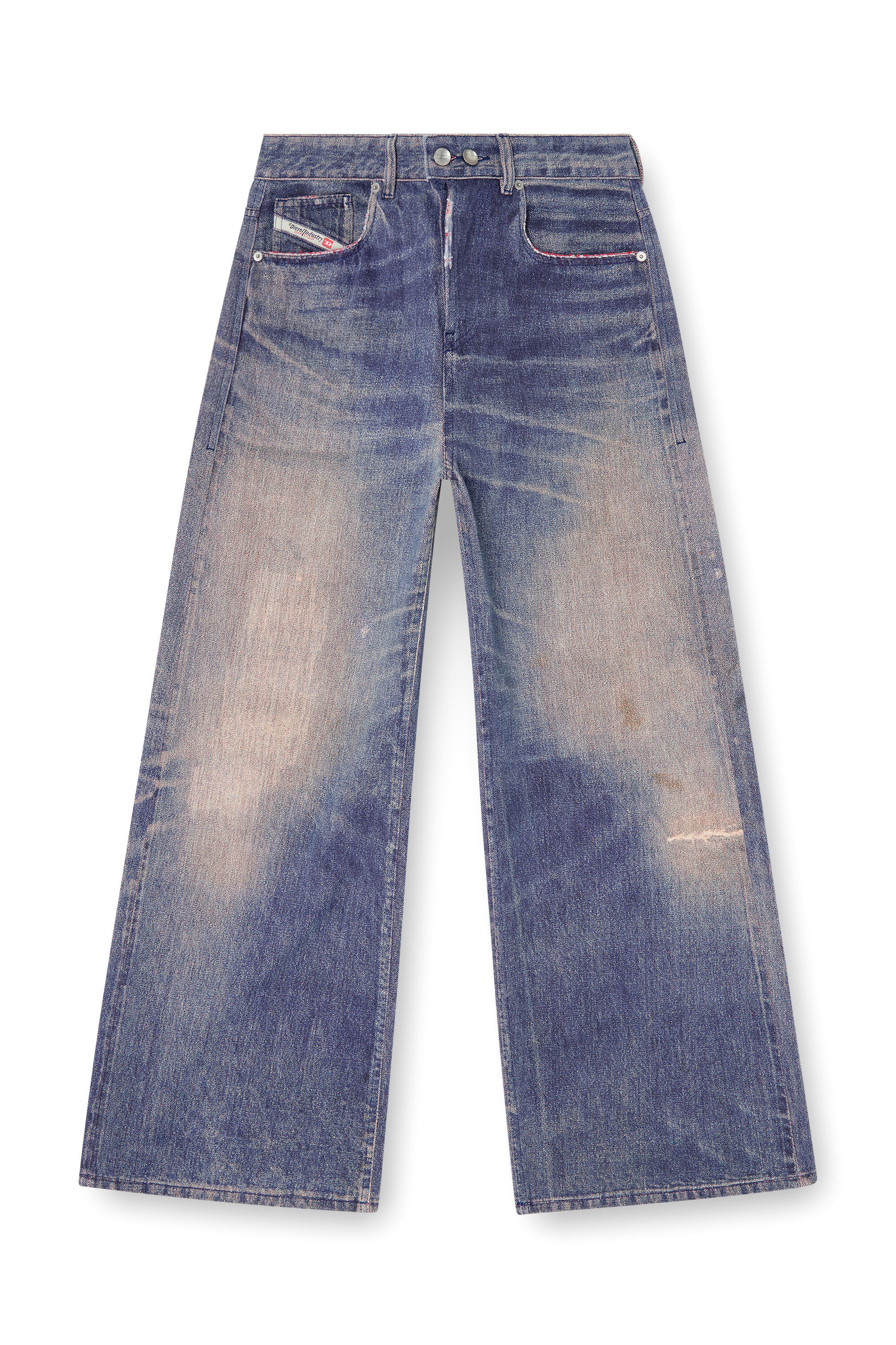 Diesel - Woman's Relaxed Jeans 1996 D-Sire 09P95, Dark Blue - 6