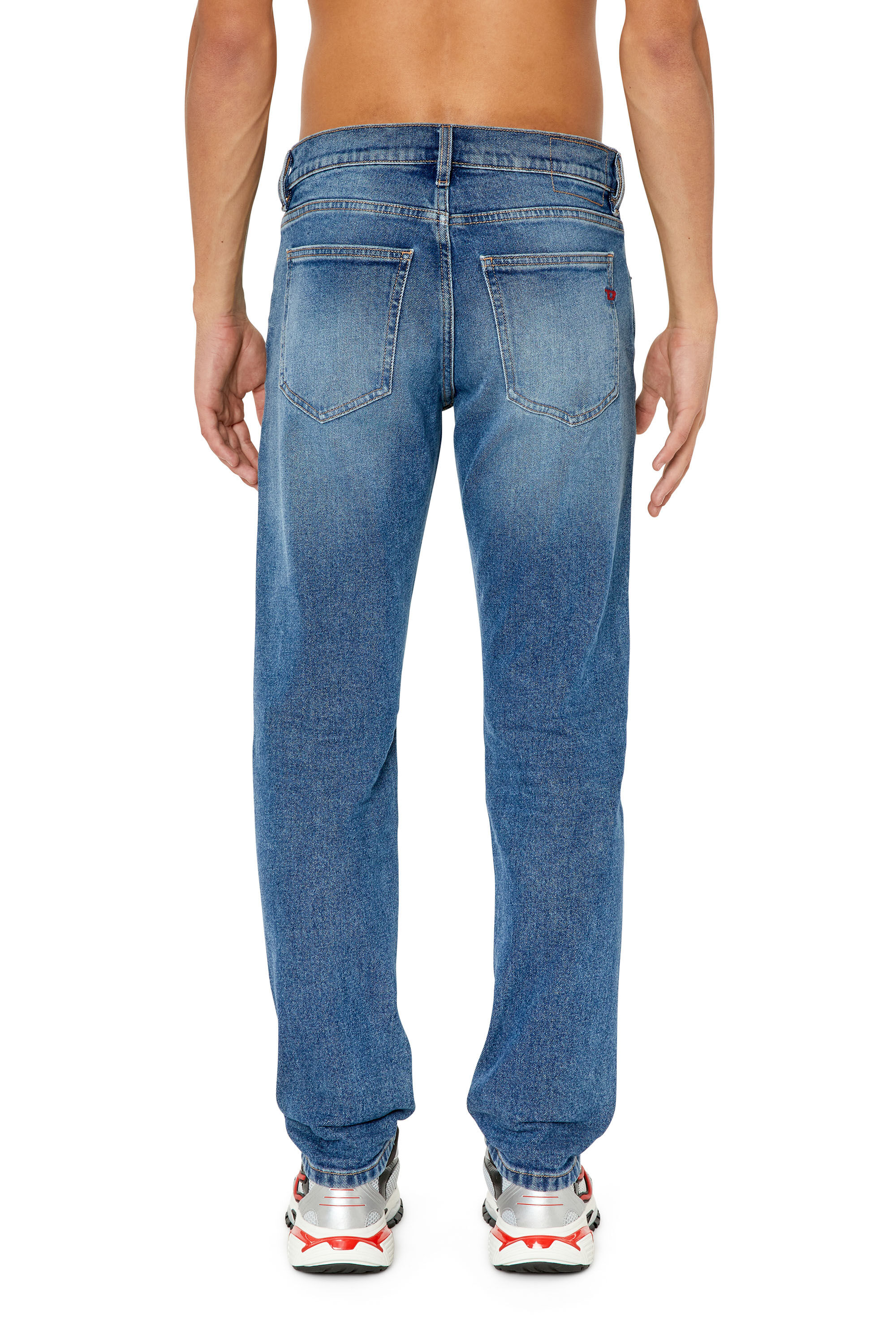 Diesel - 2019 D-Strukt 0NFAJ Slim Jeans, Medium blue - Image 4